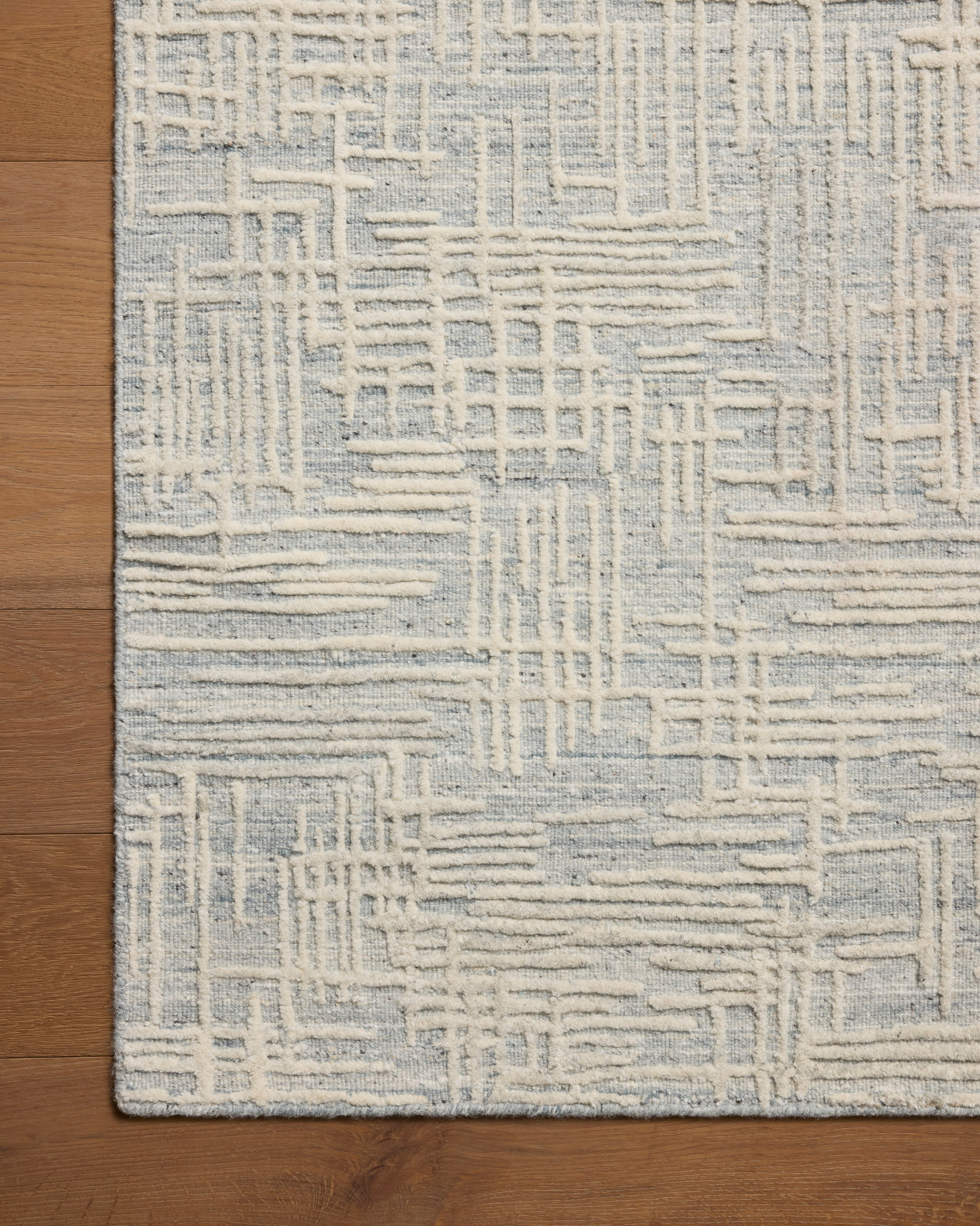 Loloi Woodriff Blue / Bone Rug RUGS - wool Loloi