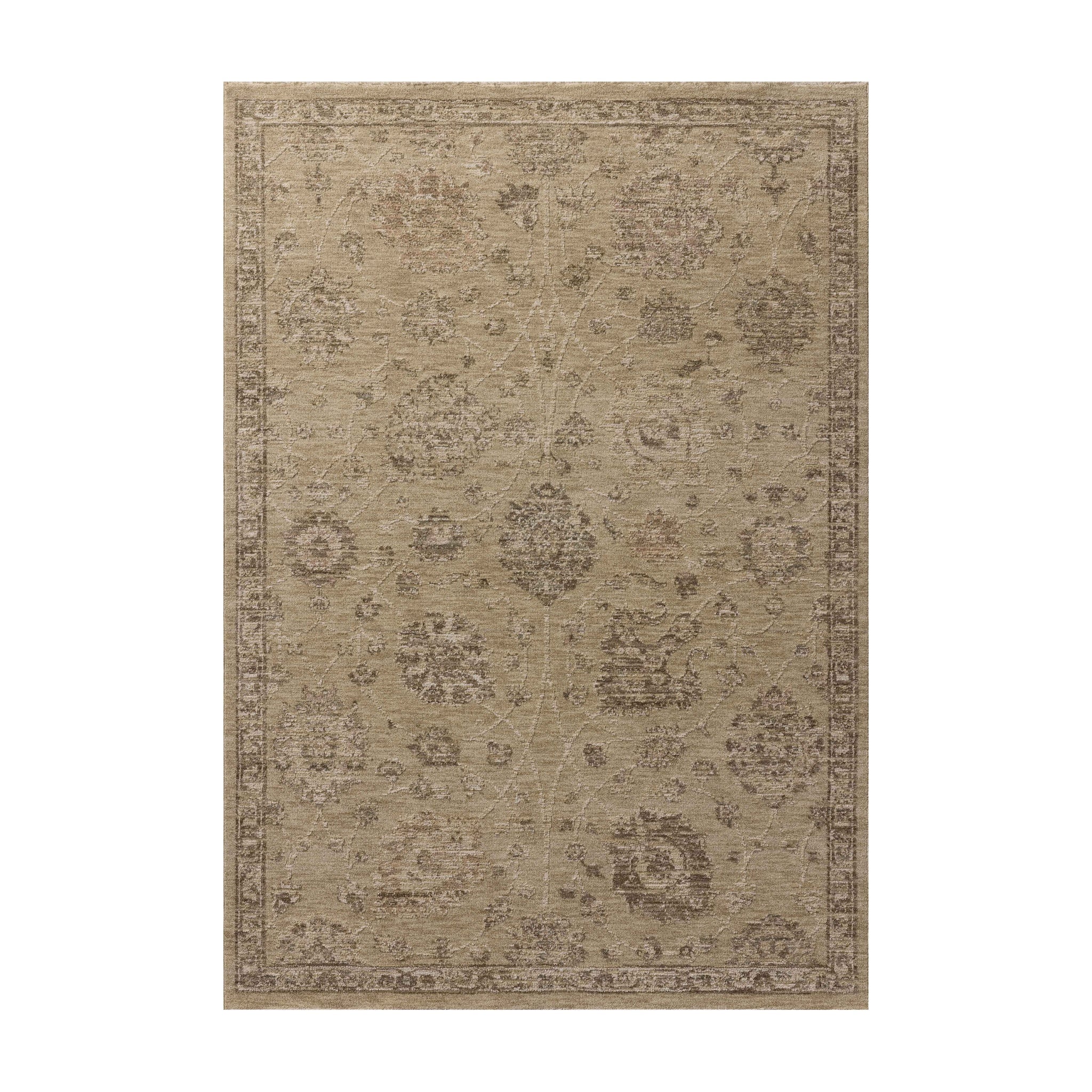 Loloi Willa Wheat / Multi Rug RUGS - synthetic Loloi 18" x 18"