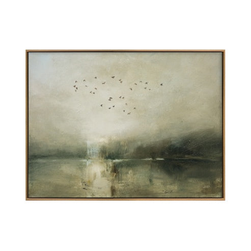 IN STORE - "Evening Flight" Framed Canvas ARTWORK - in store Northwood Collection