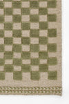Willa Green Checkerboard Rug