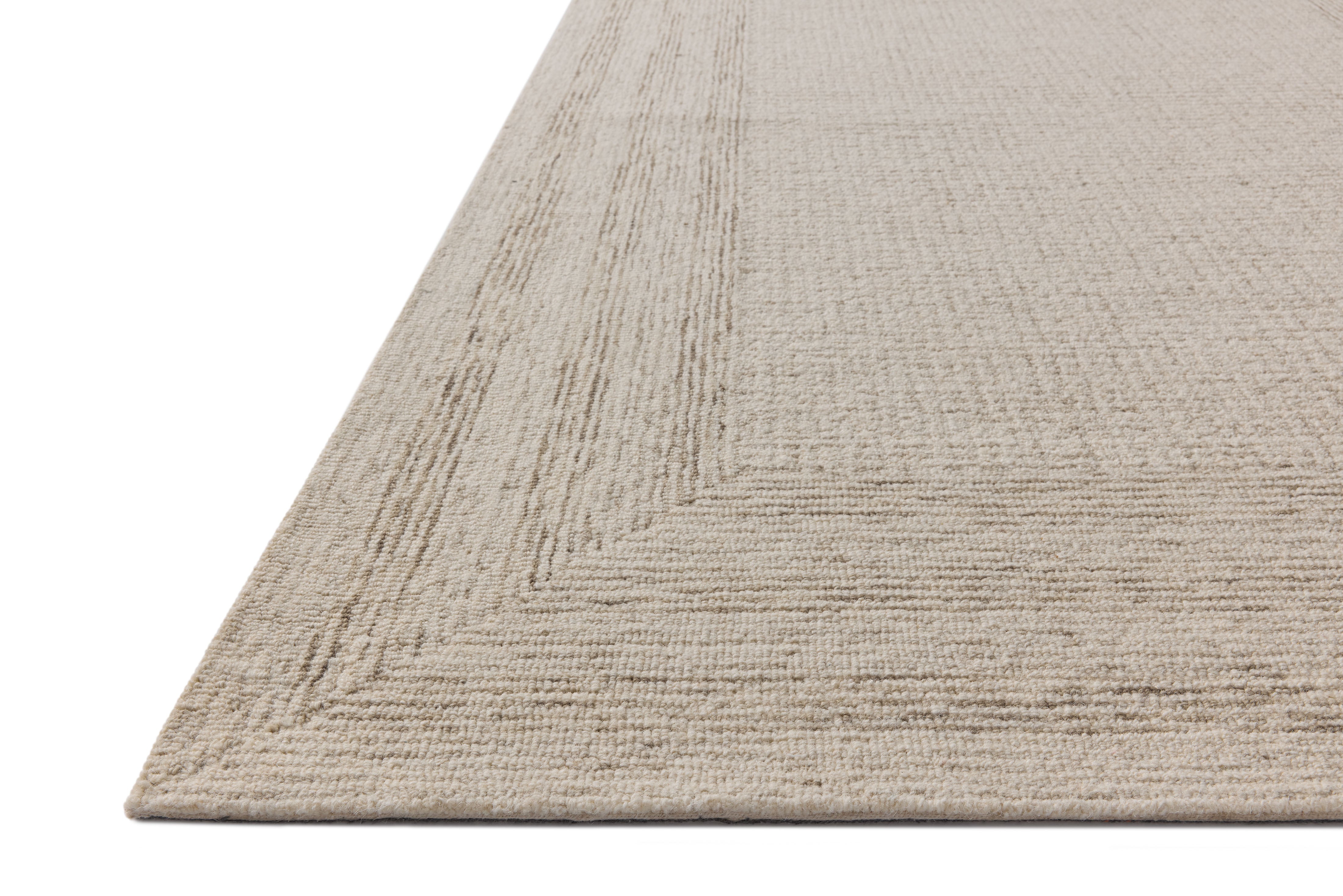 Amber Lewis x Loloi Windsor Ivory / Stone RUGS - wool Loloi