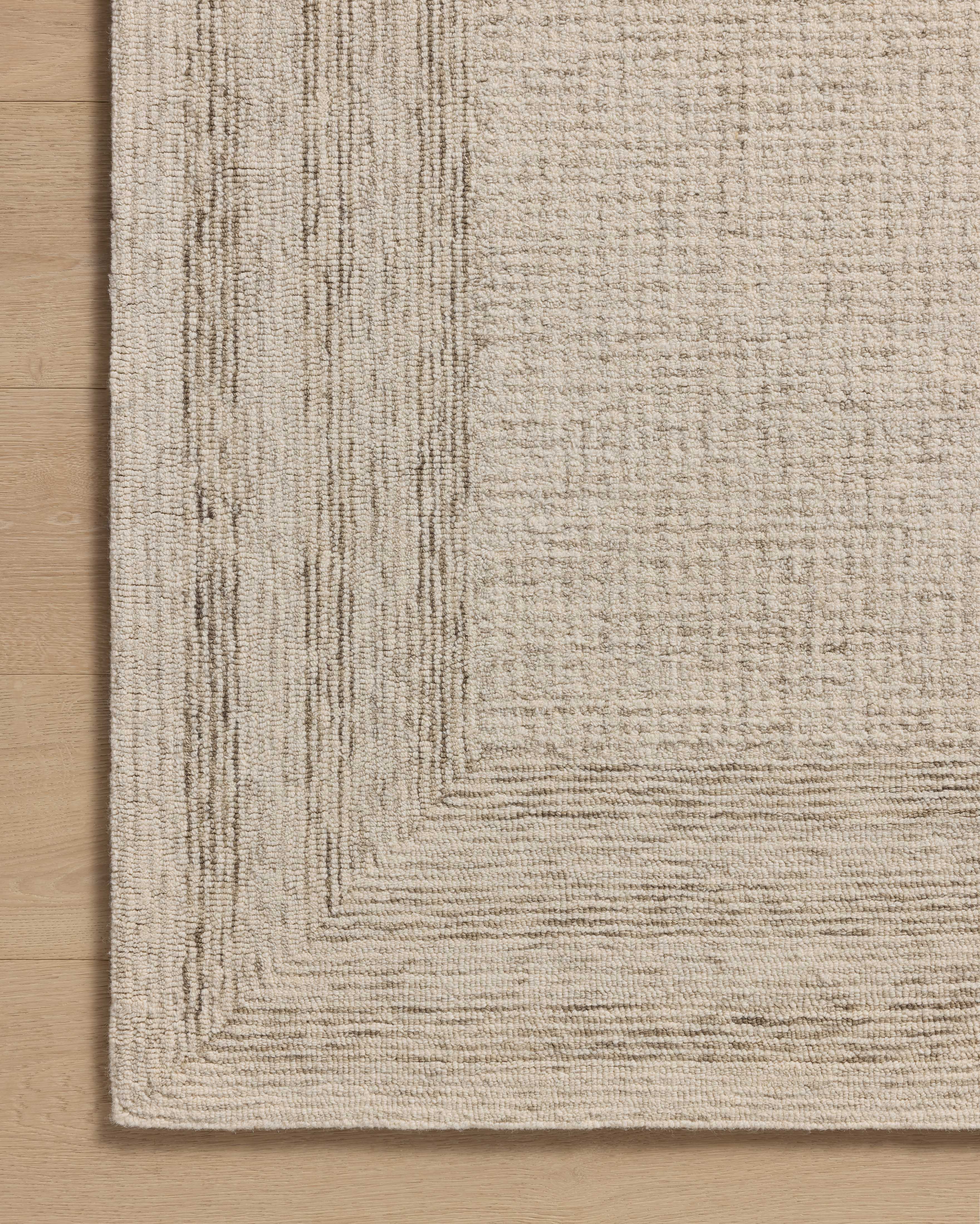 Amber Lewis x Loloi Windsor Ivory / Stone Rug RUGS - wool Loloi