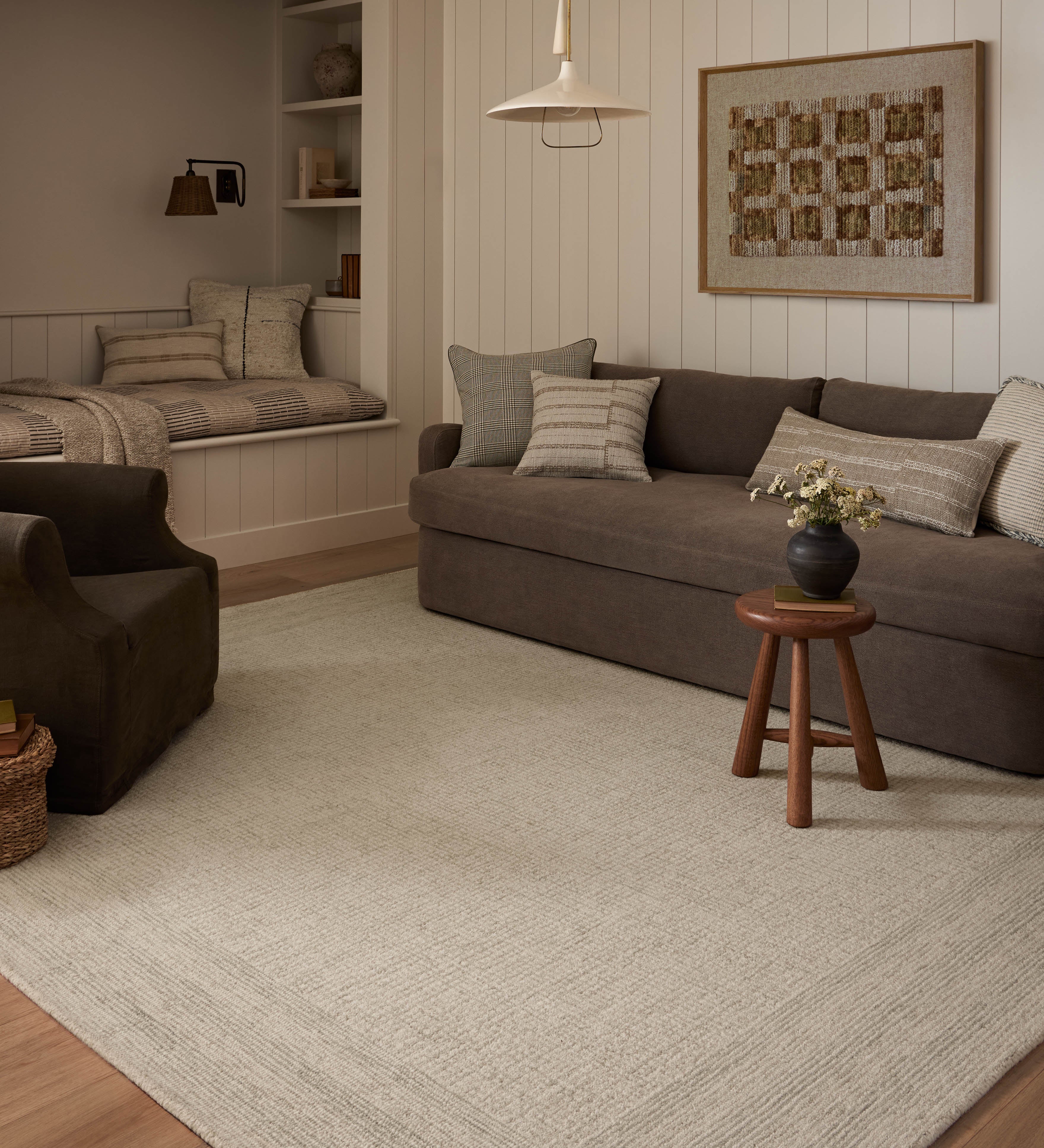 Amber Lewis x Loloi Windsor Ivory / Spa Rug RUGS - wool Loloi