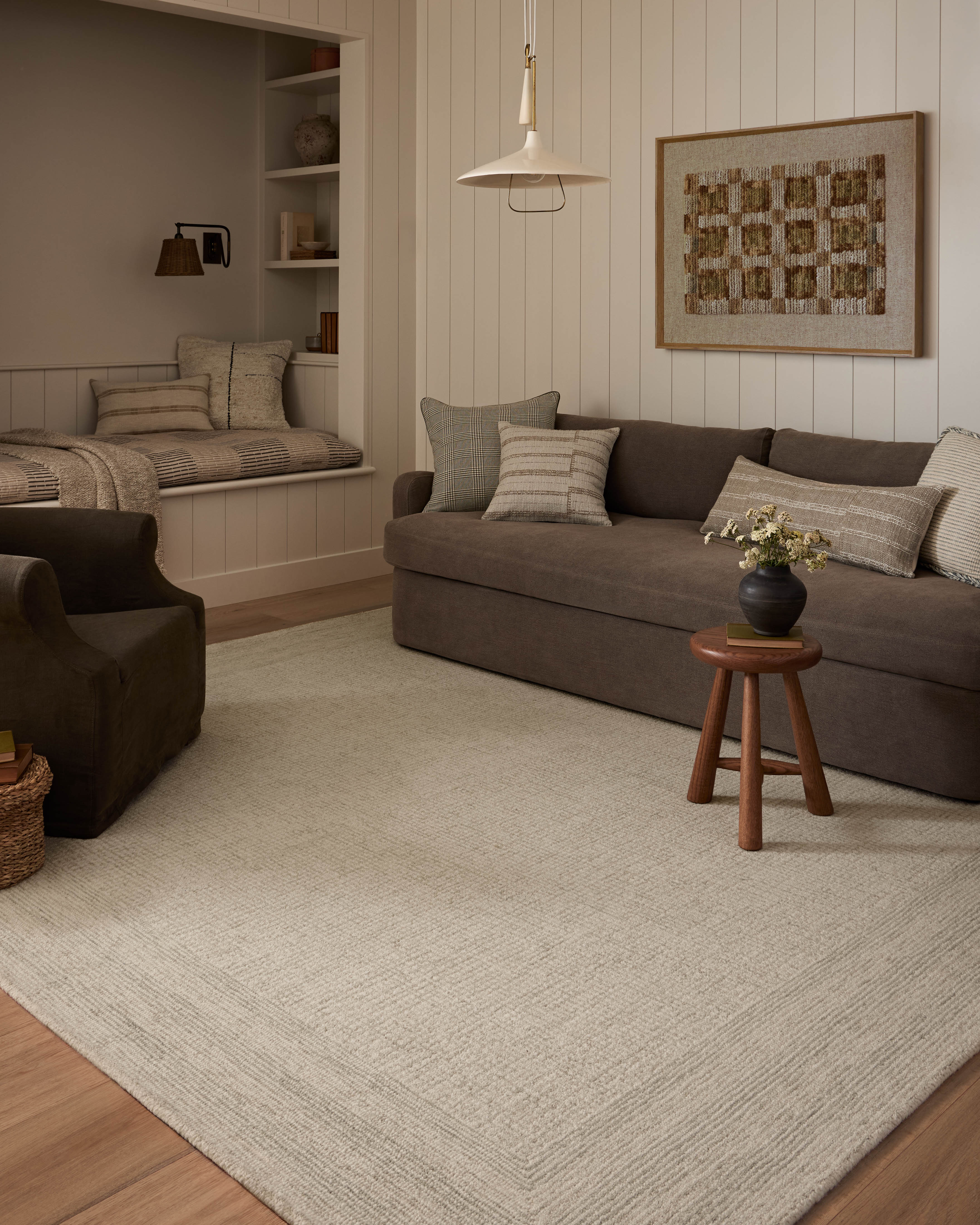 Amber Lewis x Loloi Windsor Ivory / Spa RUGS - wool Loloi