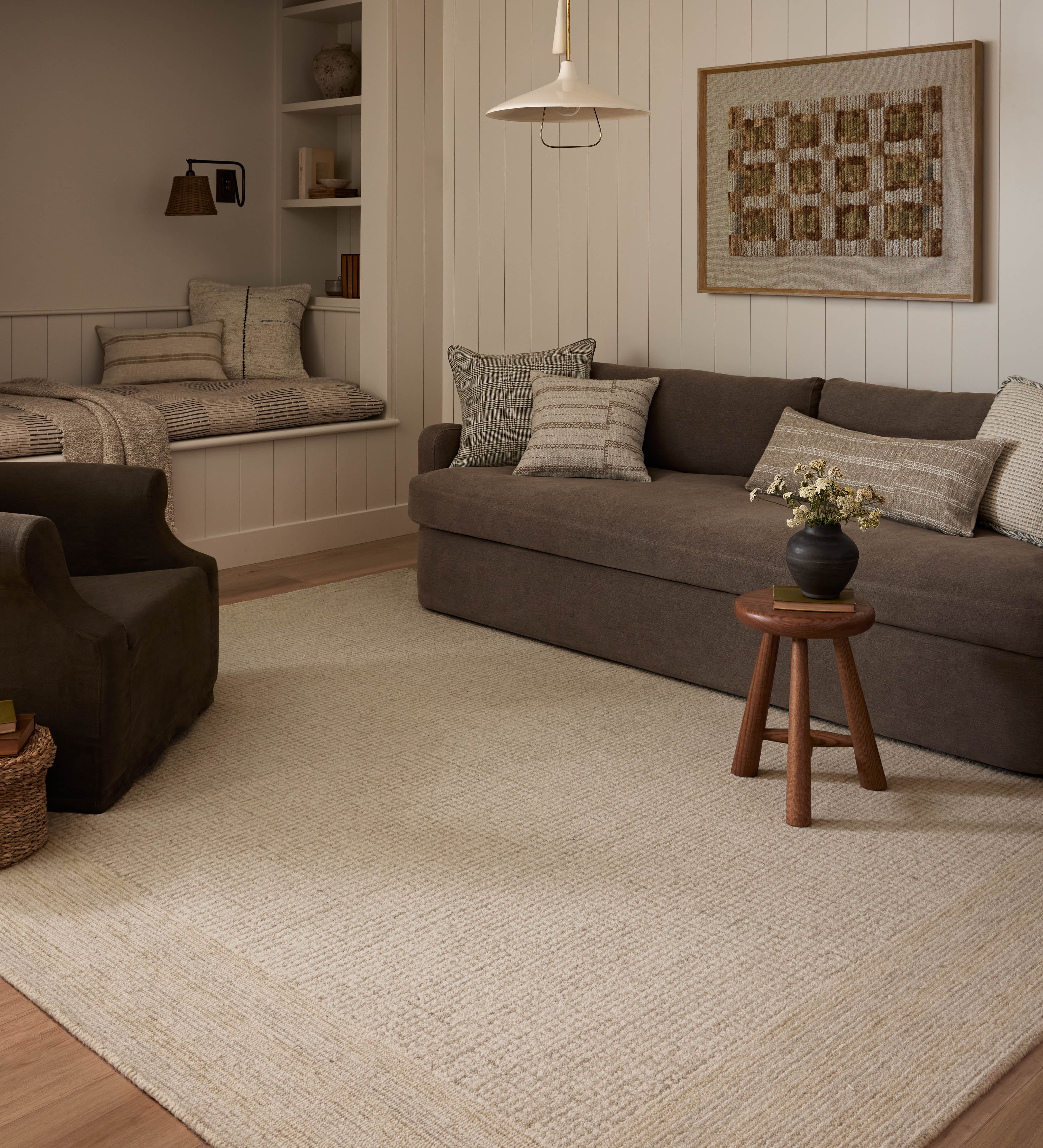 Amber Lewis x Loloi Windsor Ivory / Wheat RUGS - wool Loloi