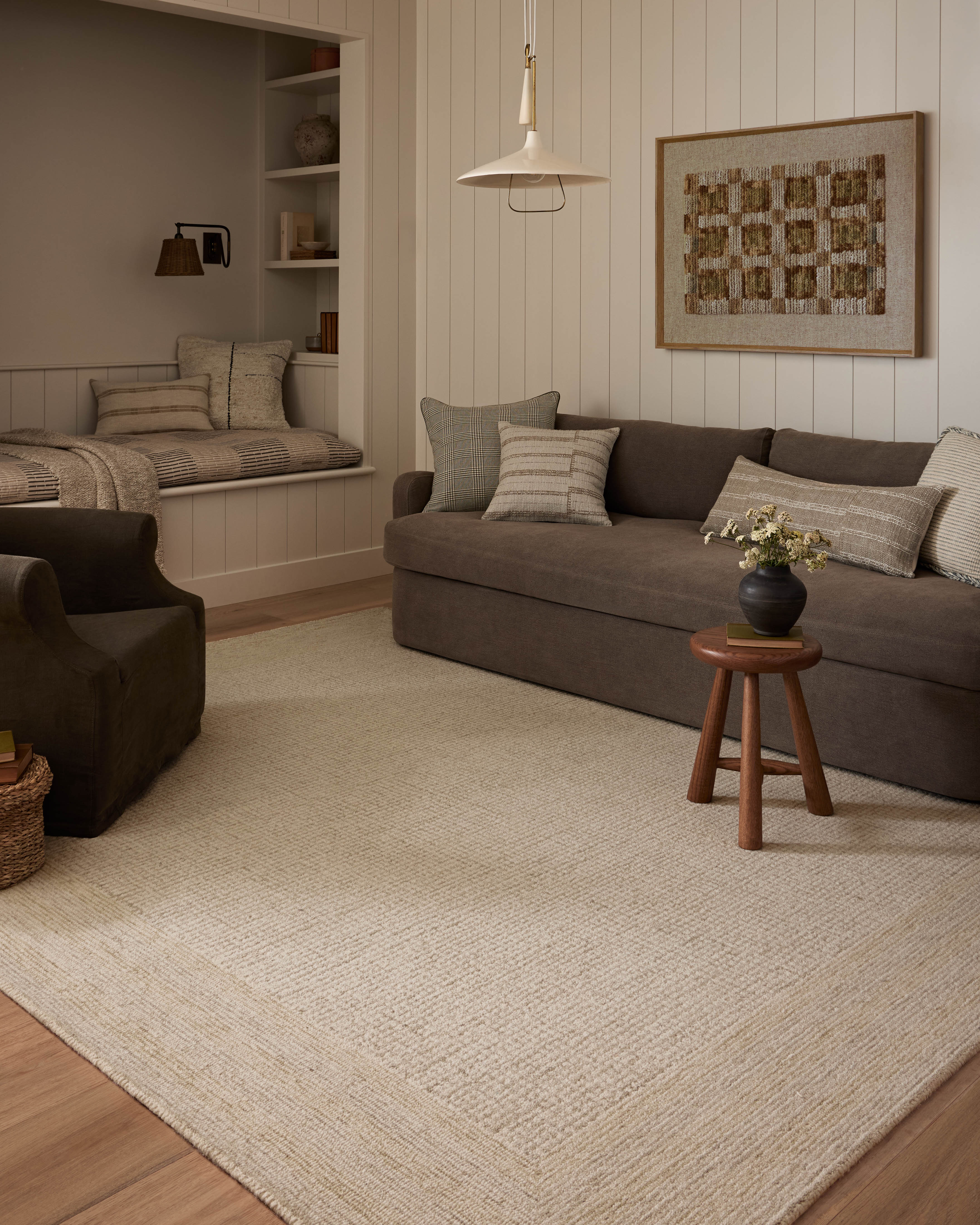 Amber Lewis x Loloi Windsor Ivory / Wheat RUGS - wool Loloi