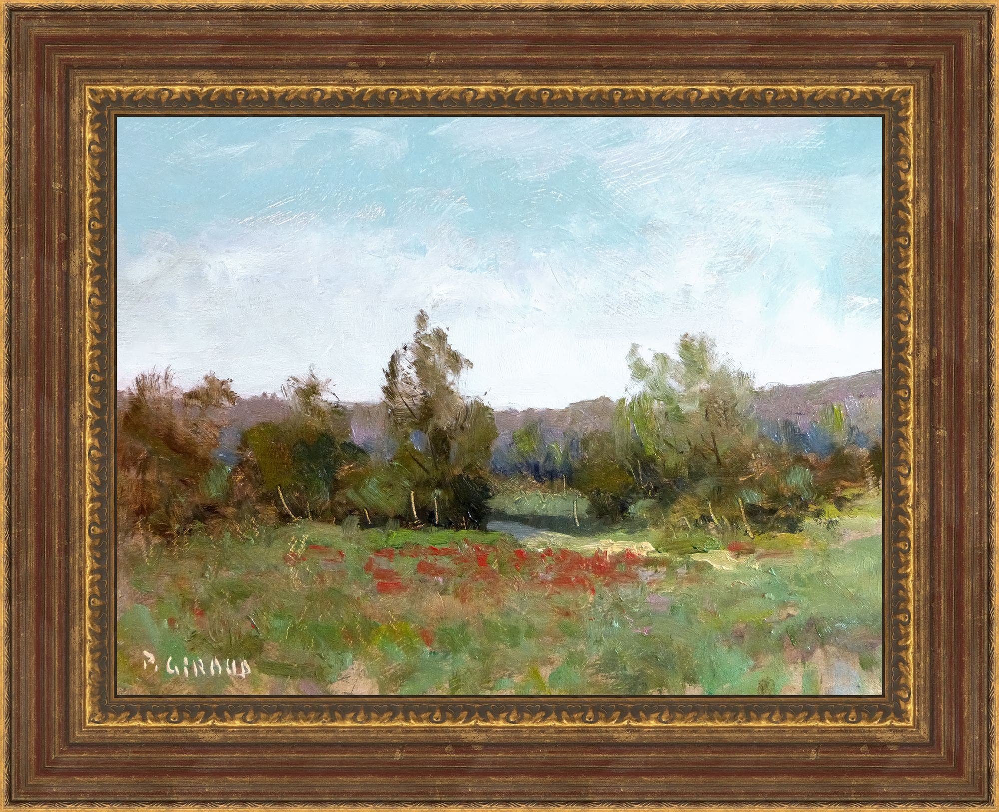 "Field of Red Poppies" Framed Art Print ARTWORK - framed art Wendover Art Group