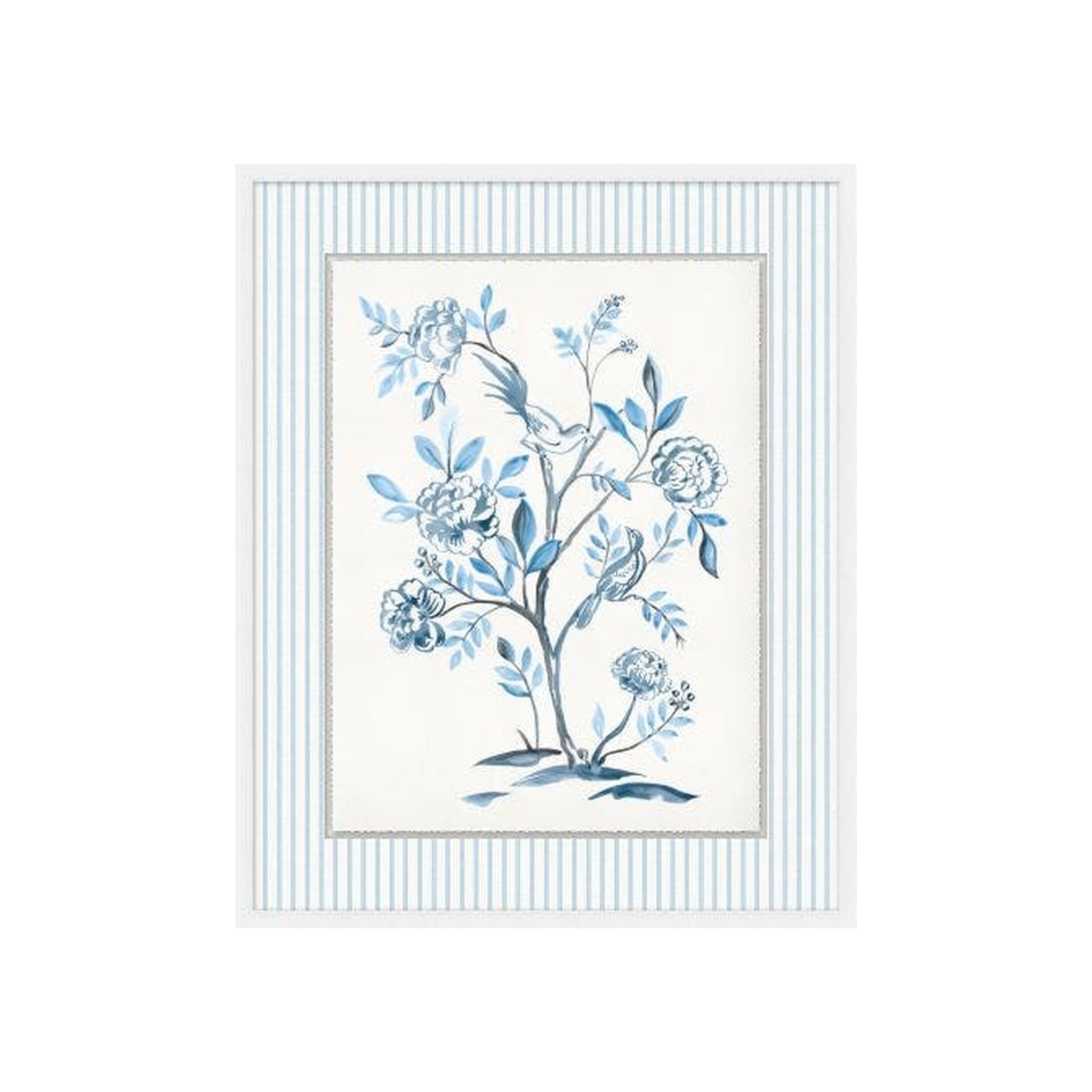 Blue Bouquet 3 ARTWORK - framed art Wendover Art Group