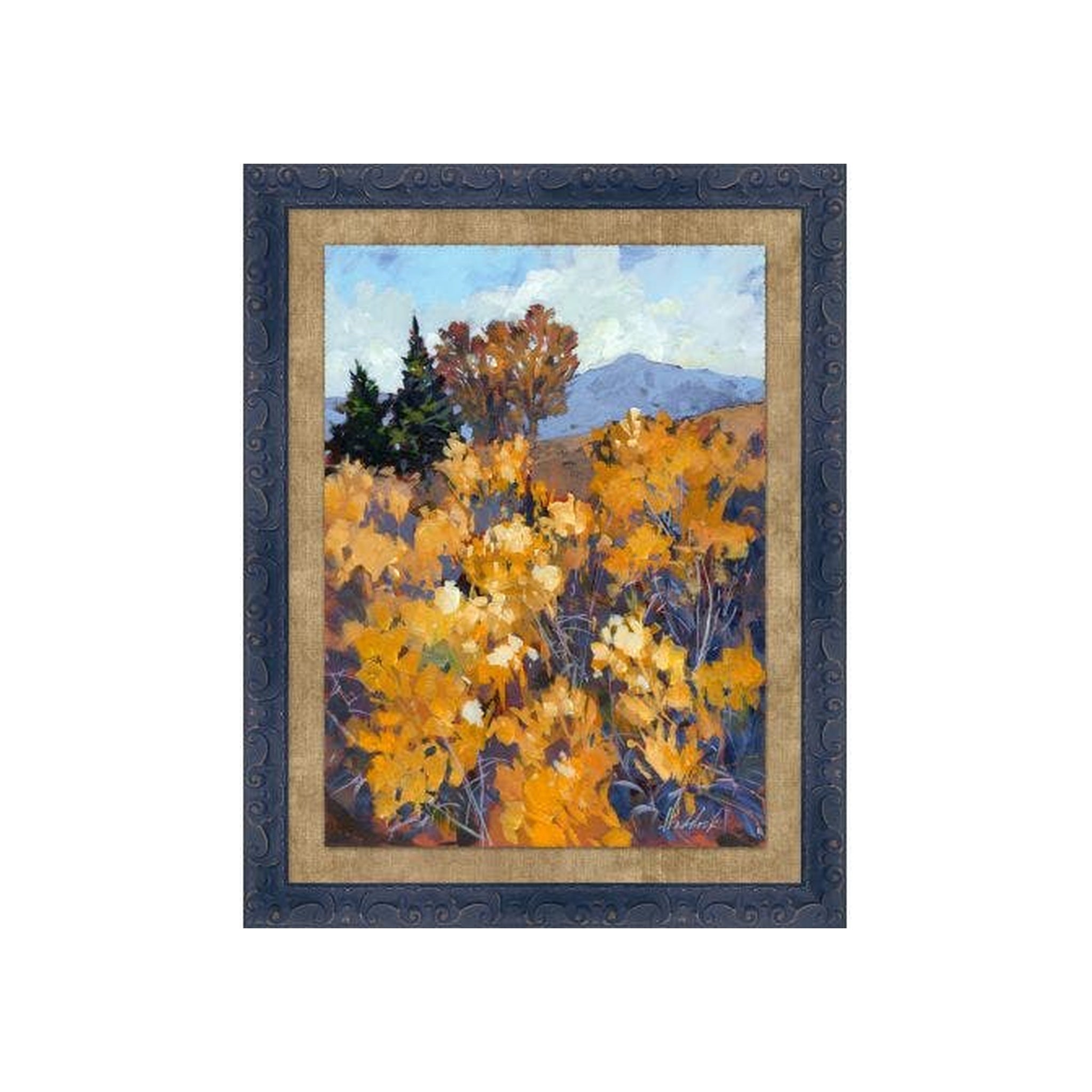 Blue Skies Smiling at Me 1 ARTWORK - framed art Wendover Art Group