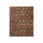 Loloi Winchester Rust / Multi Rug RUGS - synthetic Loloi 18" x 18"