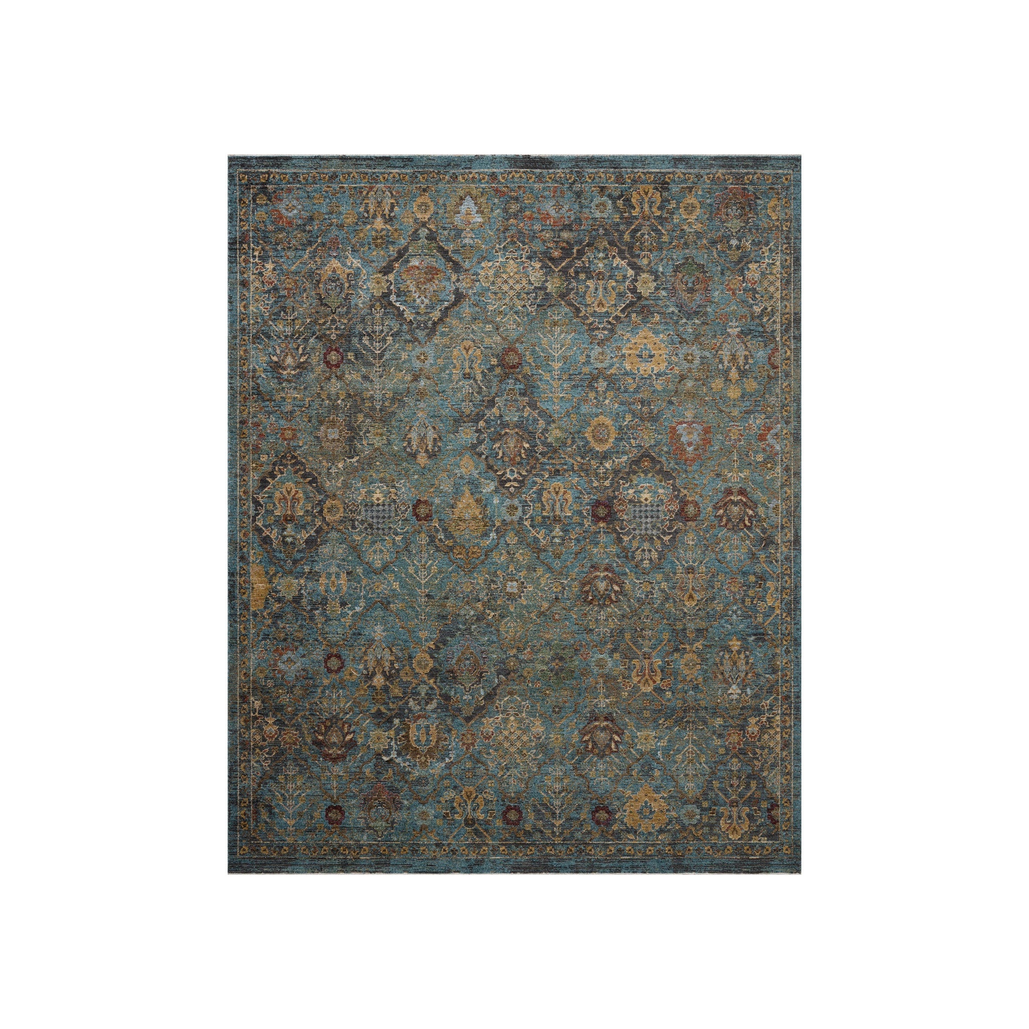 Loloi Winchester Blue Rug RUGS - synthetic Loloi 18" x 18"