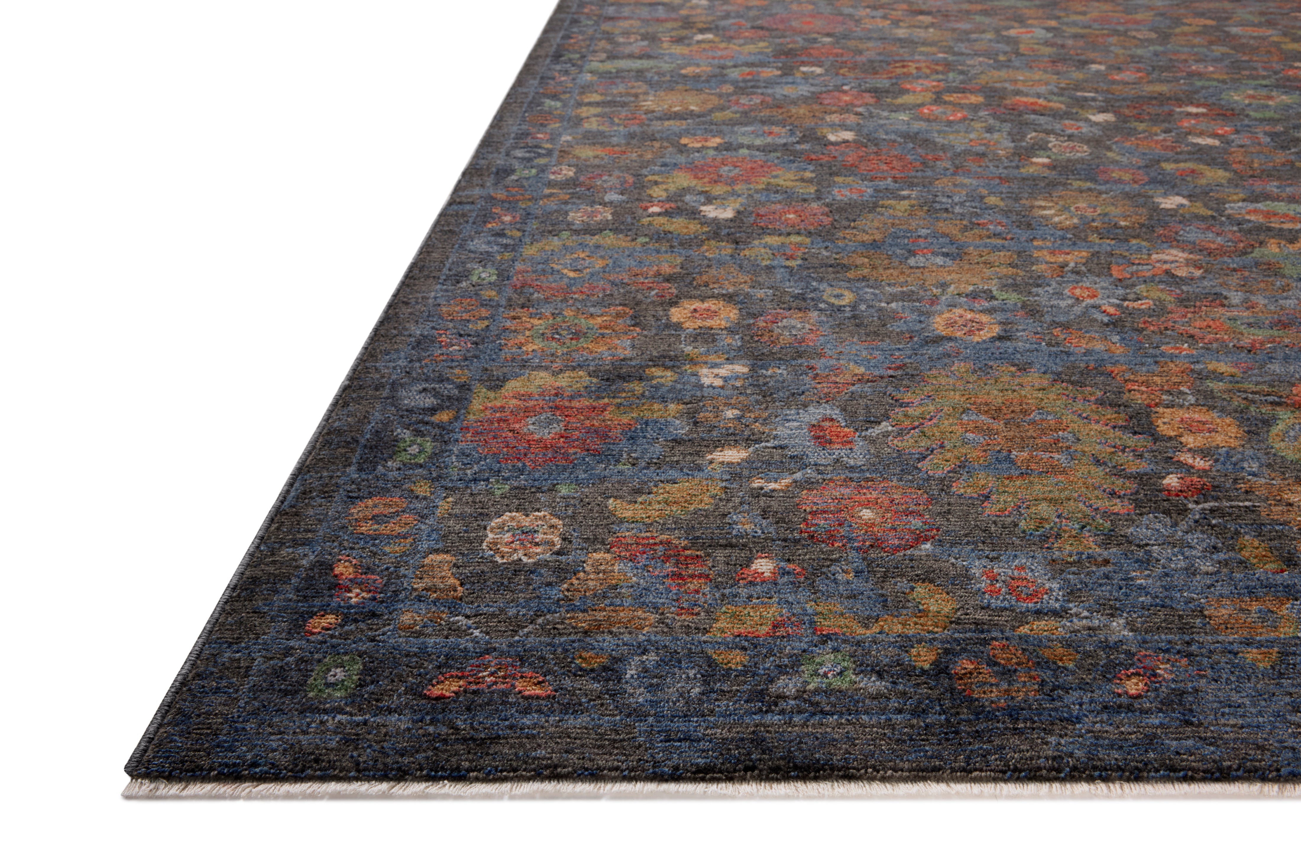 Loloi Winchester Sapphire / Multi Square Rug RUGS - synthetic Loloi