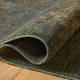 Loloi Winchester Seafoam Green / Teal Square Rug RUGS - synthetic Loloi