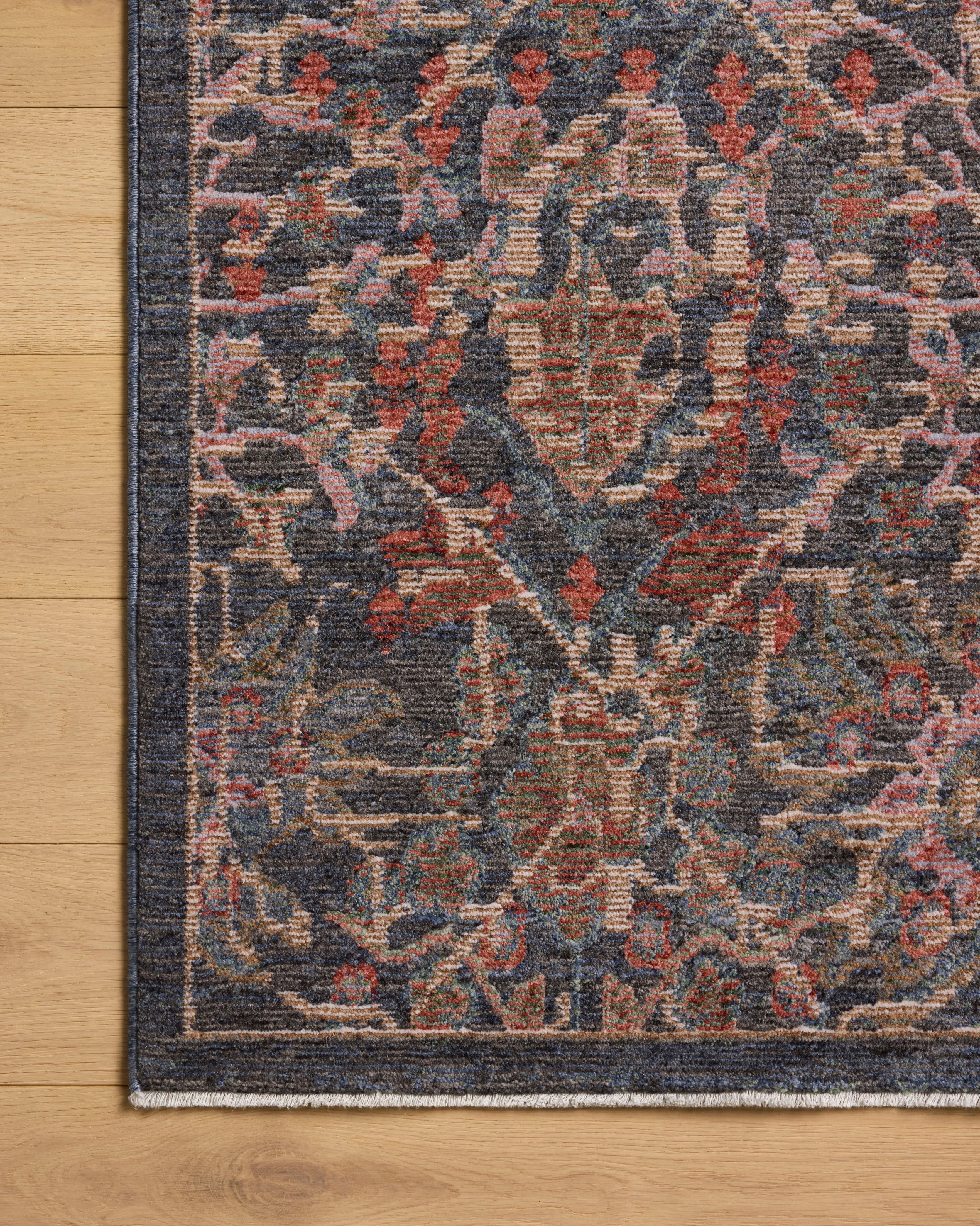 Loloi Winchester Denim / Sunset Rug RUGS - synthetic Loloi 18" x 18"