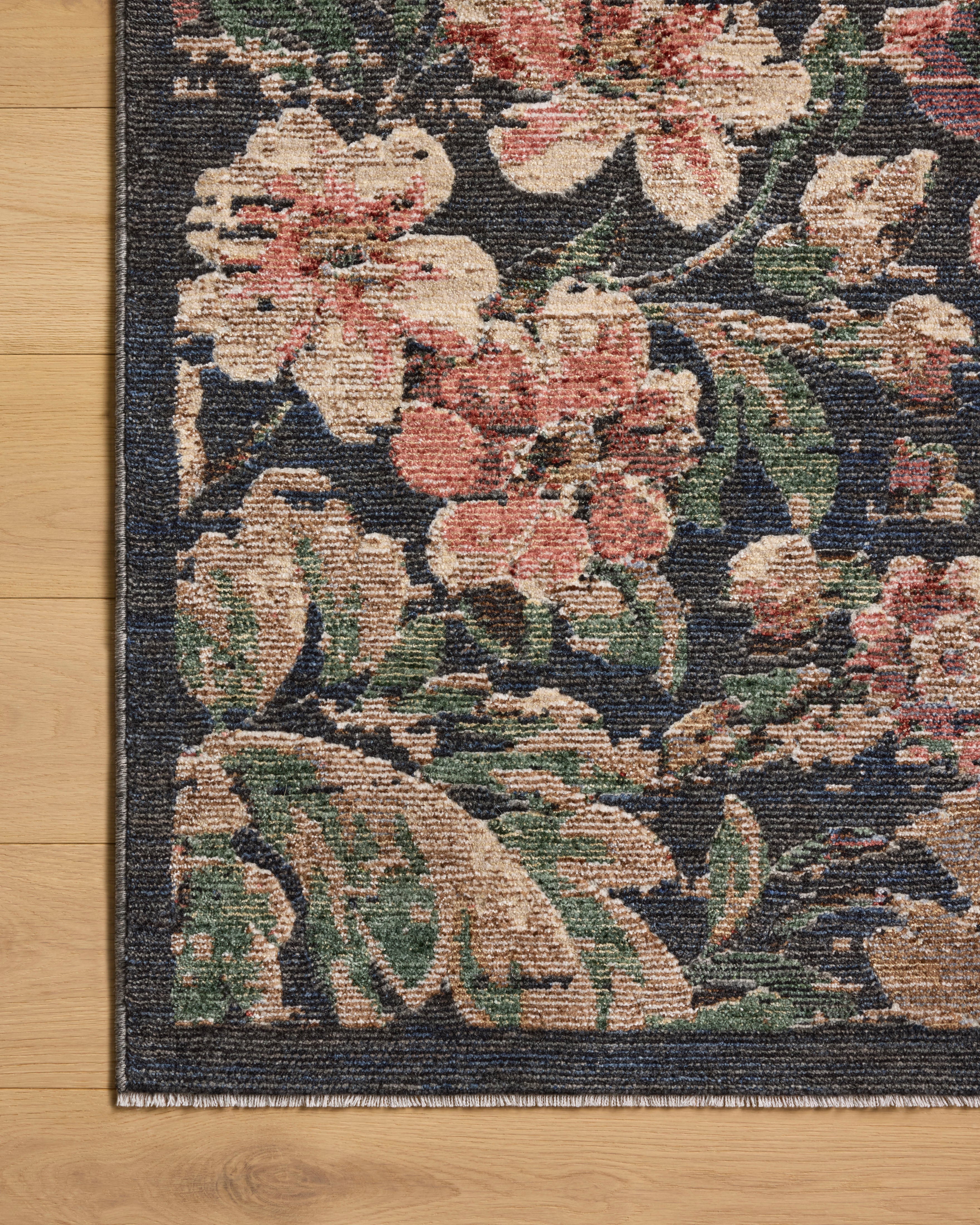 Loloi Winchester Midnight / Blush Rug RUGS - synthetic Loloi 18" x 18"