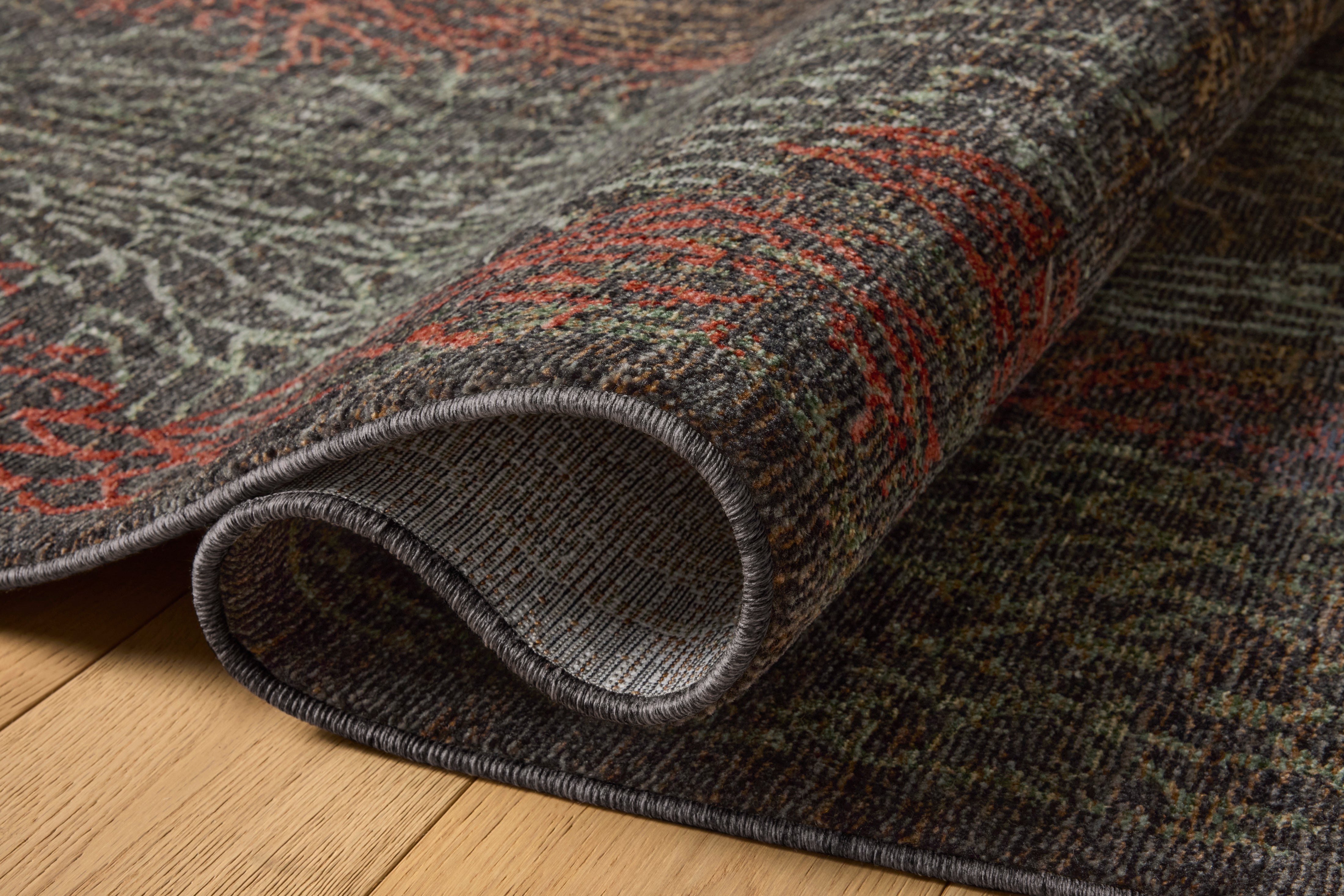 Loloi Winchester Ink / Multi Square Rug RUGS - synthetic Loloi