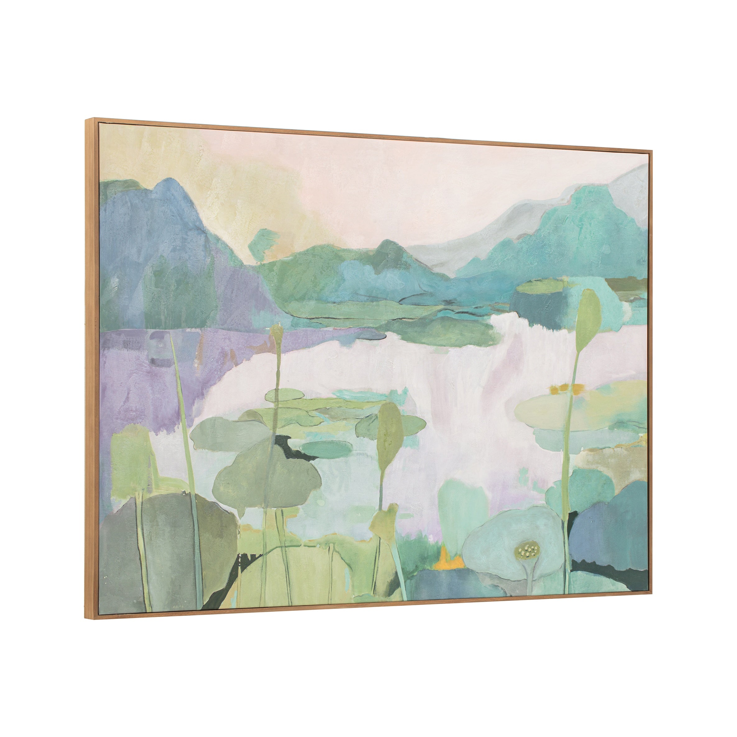 "Lilypads" Framed Canvas – view 2