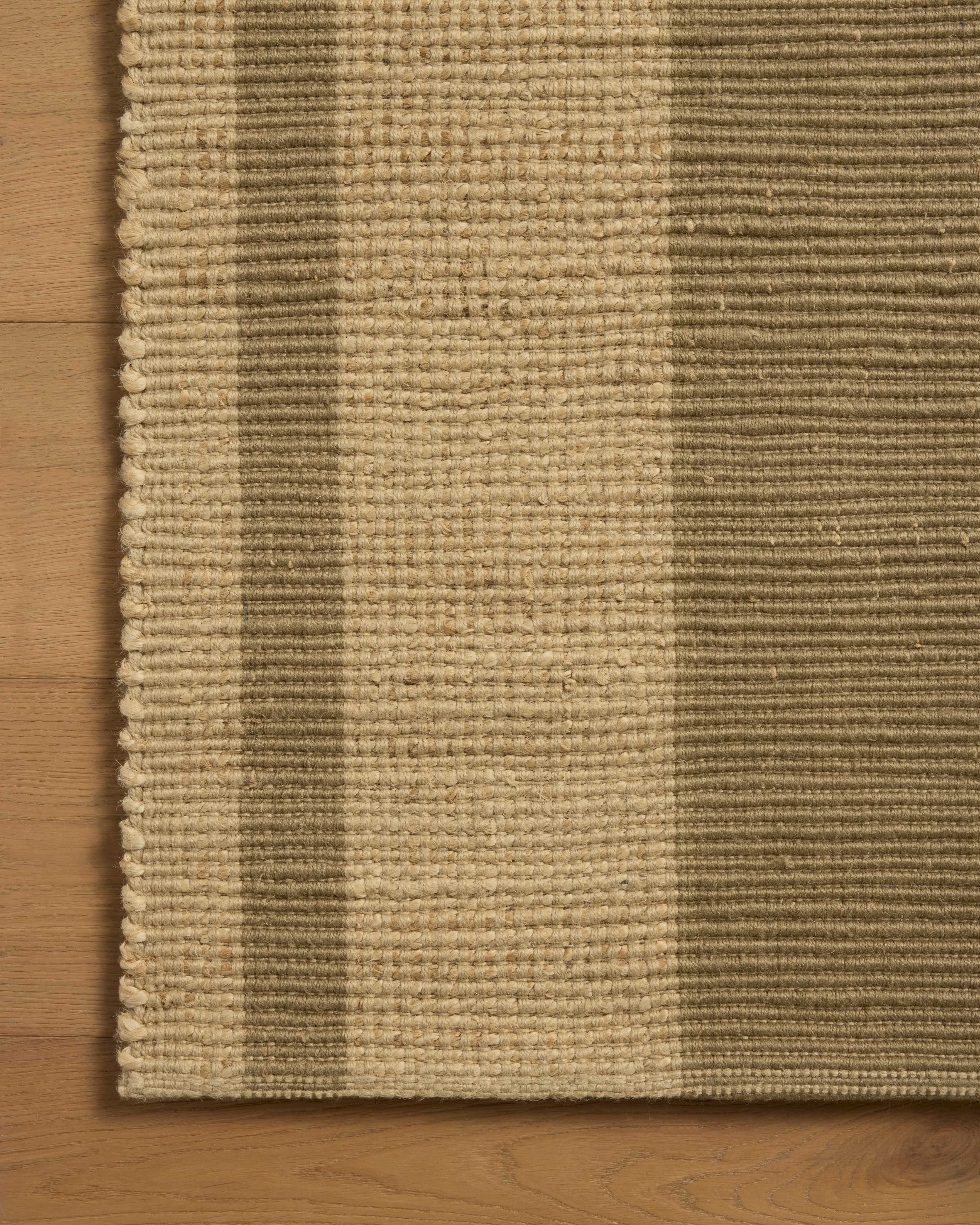 Leanne Ford x Loloi Weatherstaff Natural / Olive Sample Rug RUGS - jute Loloi