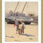 "Collecting the Sea" Framed Art Print ARTWORK - framed art Wendover Art Group