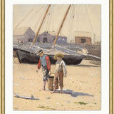 "Collecting the Sea" Framed Art Print ARTWORK - framed art Wendover Art Group