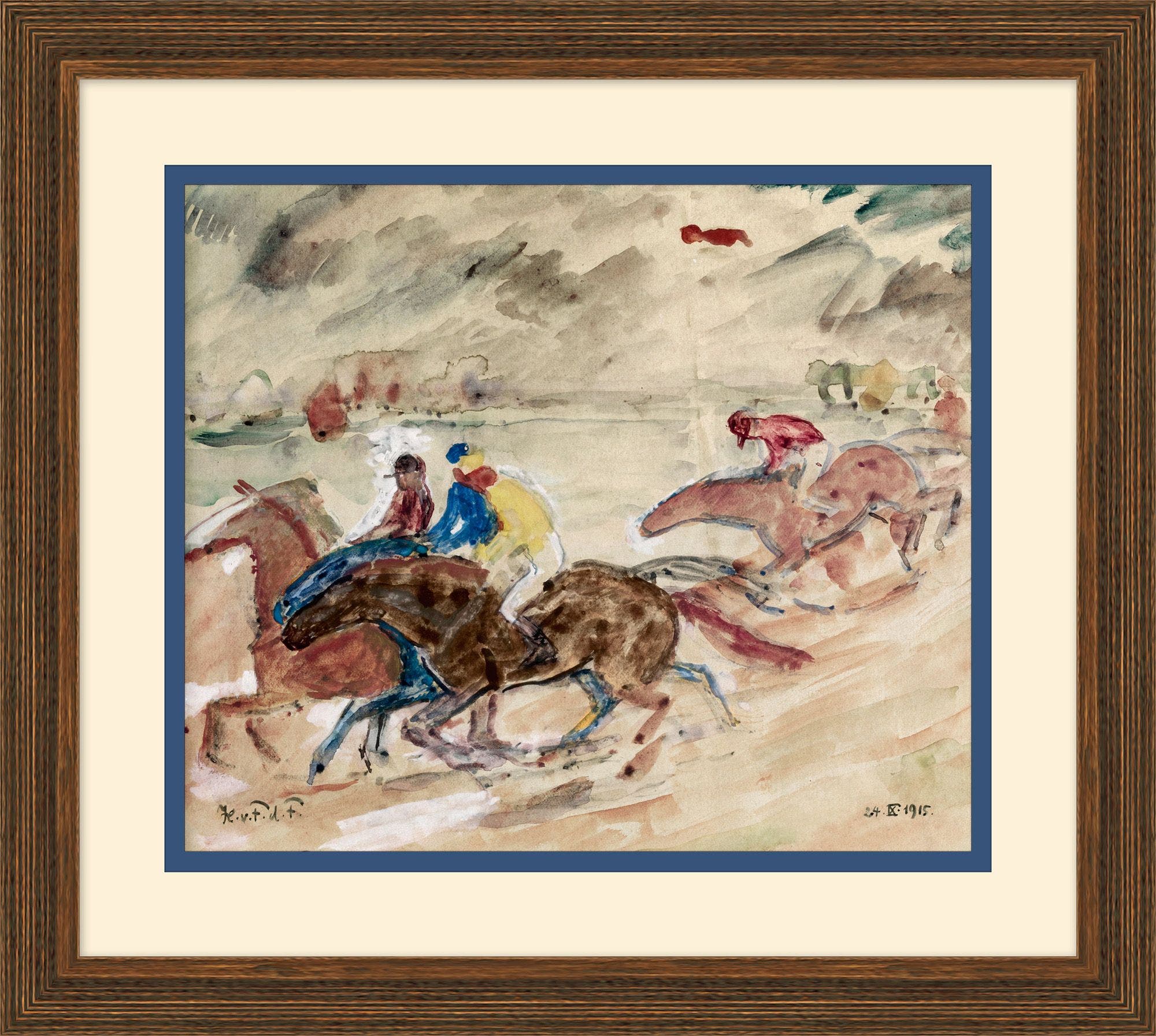 "Show Horse" Framed Art Print ARTWORK - framed art Wendover Art Group