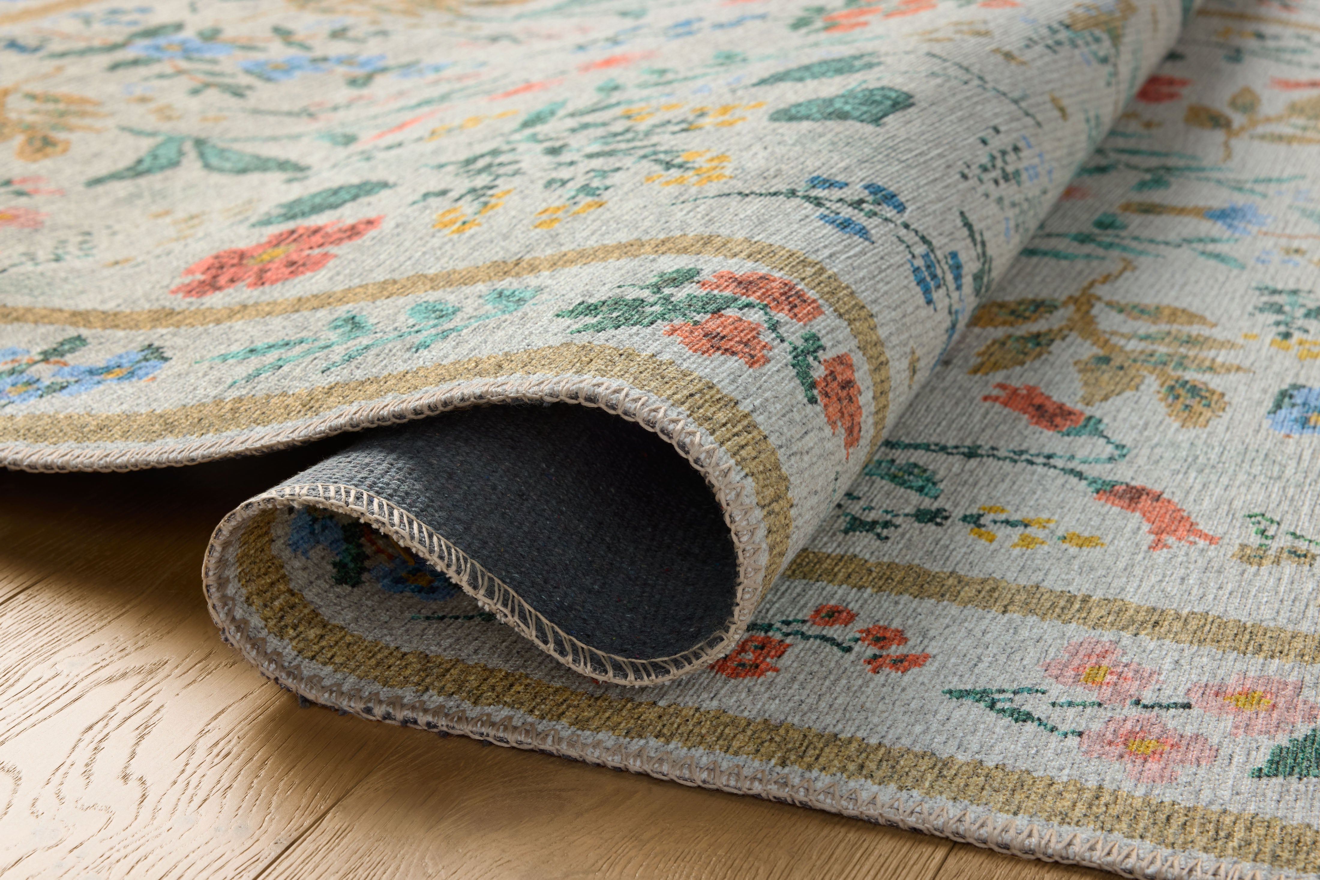 Rifle Paper Co. x Loloi Wildwood Cream Rug RUGS-patterned Loloi
