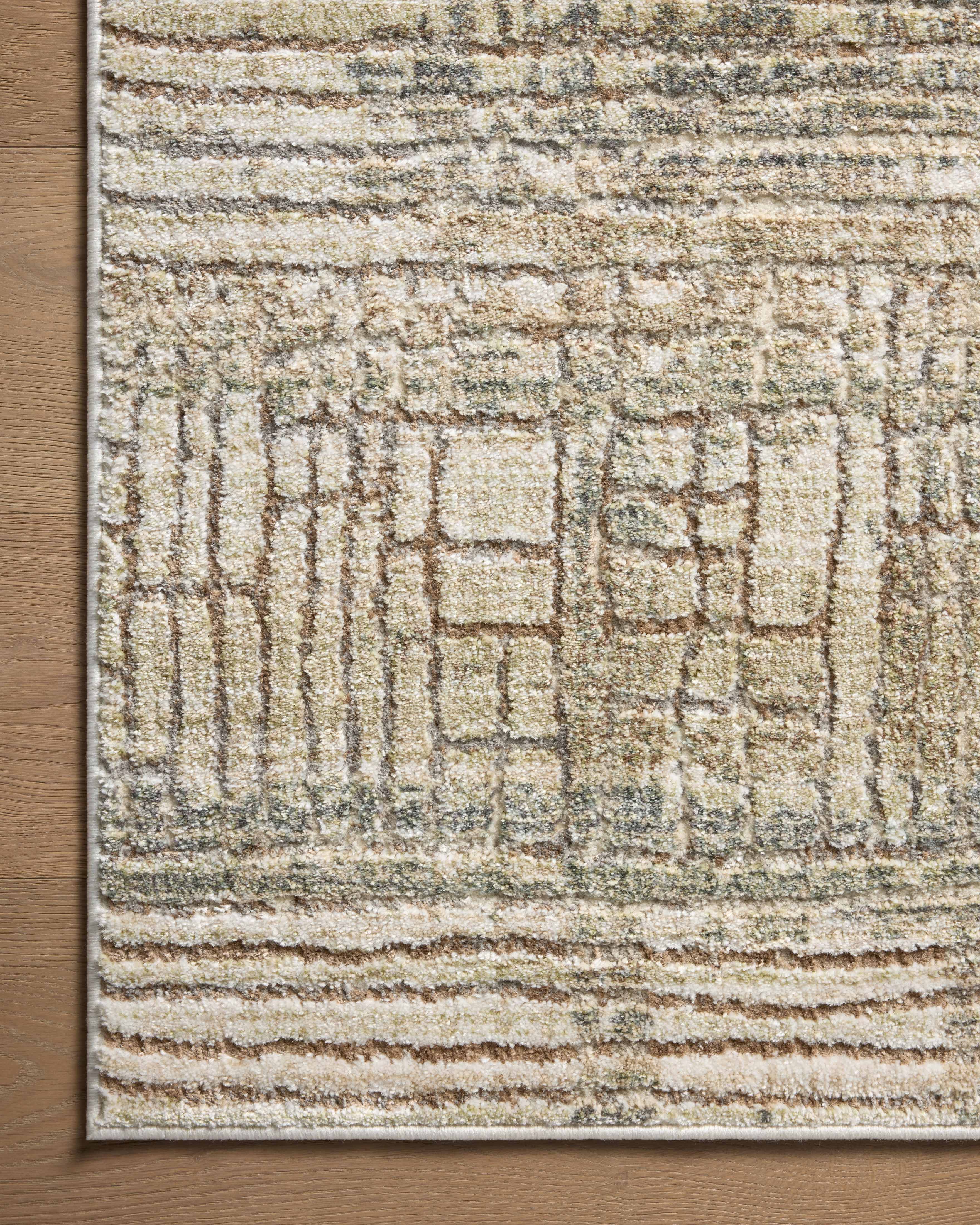 Loloi Wyatt Lagoon / Natural Rug RUGS - synthetic Loloi