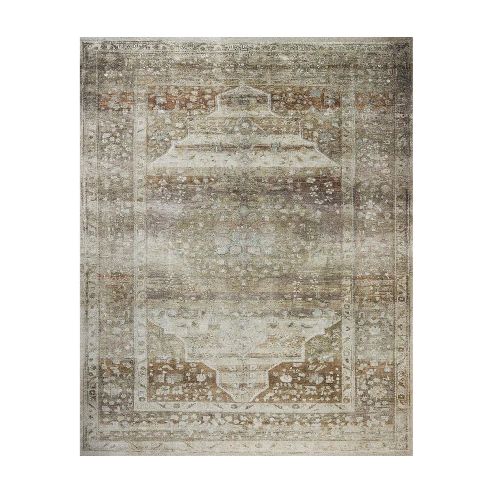 Joanna Gaines x Loloi Wimberly Earth / Multi Rug, 18" x 18"