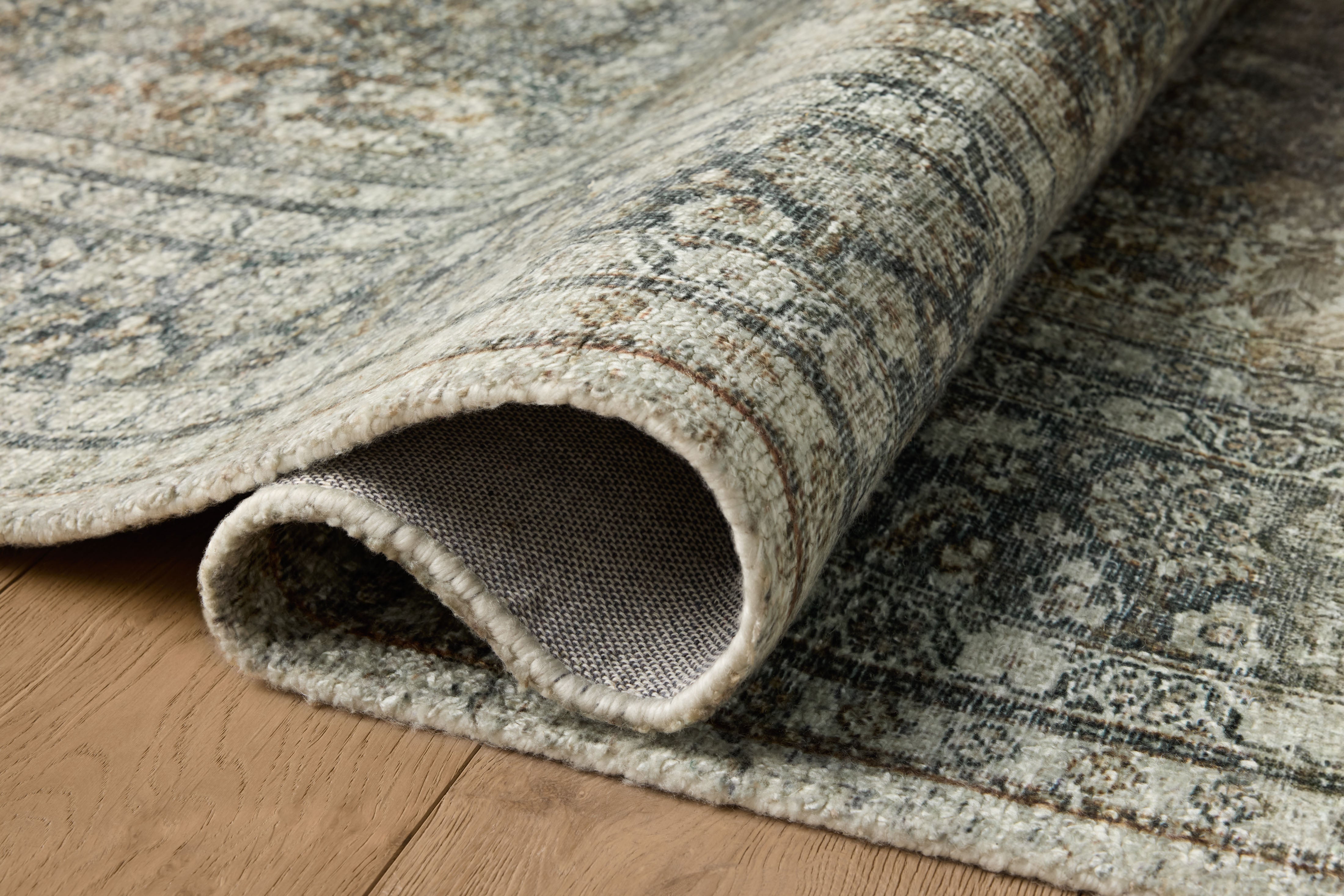 Magnolia Home by Joanna Gaines x Loloi Wimberly Tobacco / Rust Rug RUGS - synthetic Loloi 18" x 18" sample