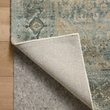 Magnolia Home by Joanna Gaines x Loloi Wimberly Lagoon / Wheat Rug RUGS - synthetic Loloi 18" x 18" sample