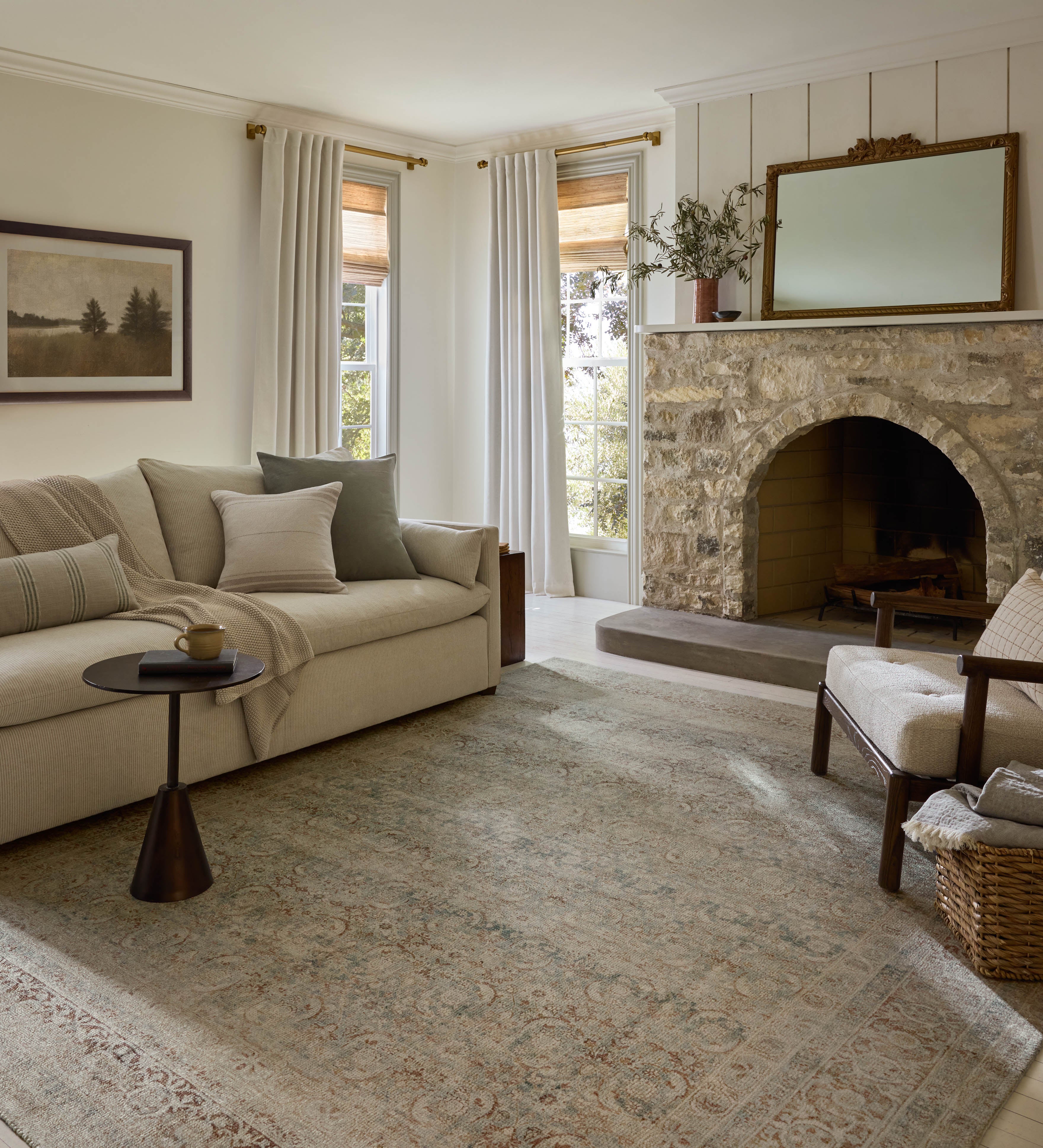 Joanna Gaines x Loloi Wimberly Sky / Copper Rug
