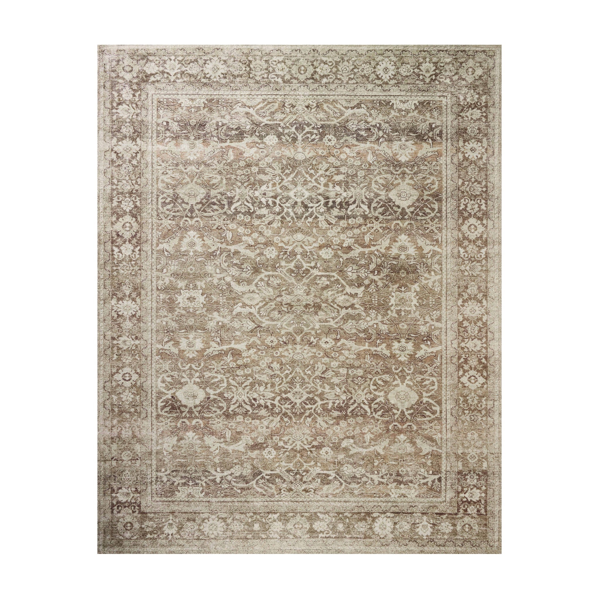 Joanna Gaines x Loloi Wimberly Bark / Ivory Rug RUGS - synthetic Loloi 18" x 18"