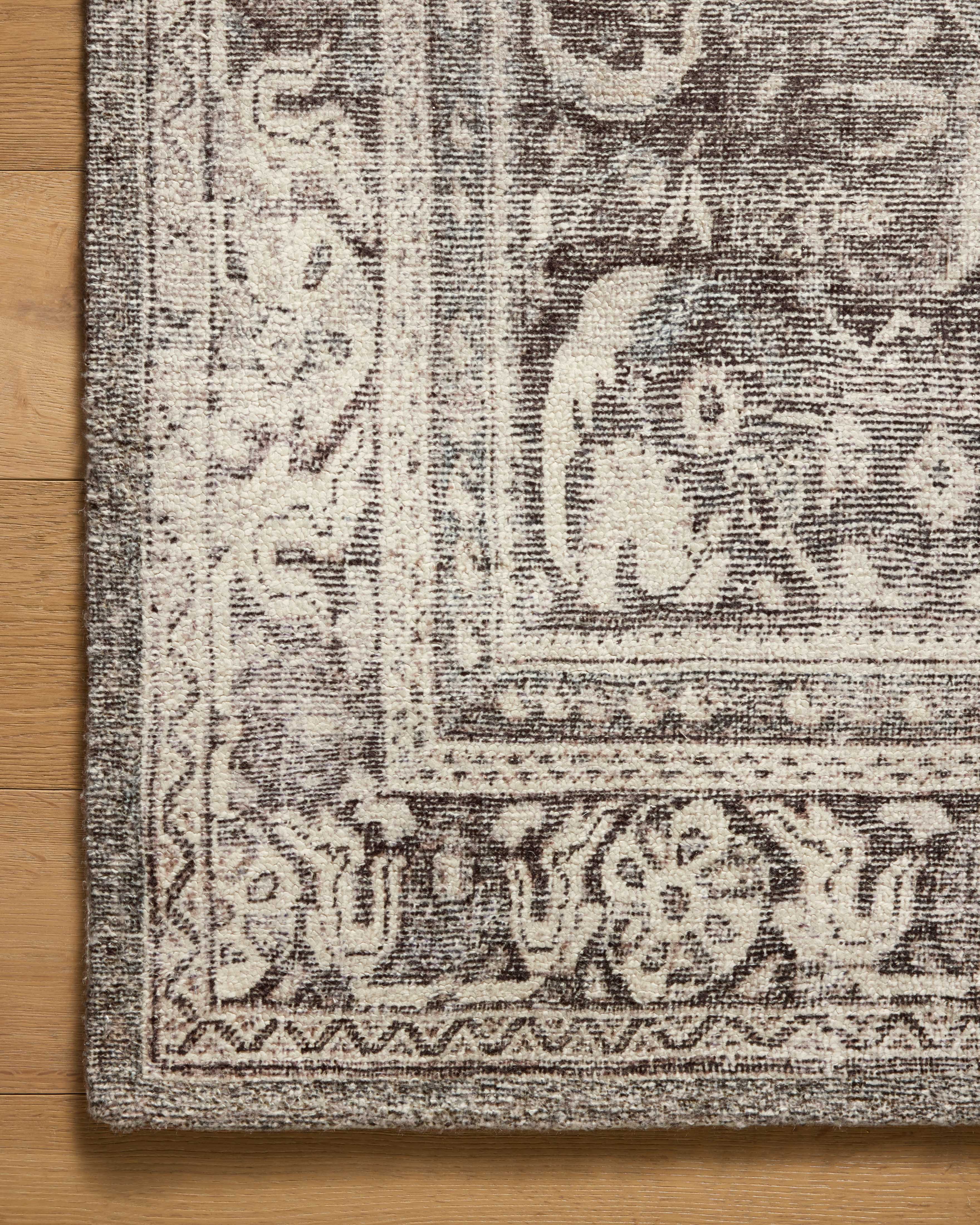 Magnolia Home by Joanna Gaines x Loloi Wimberly Ink / Bone Rug RUGS - synthetic Loloi 18" x 18" sample