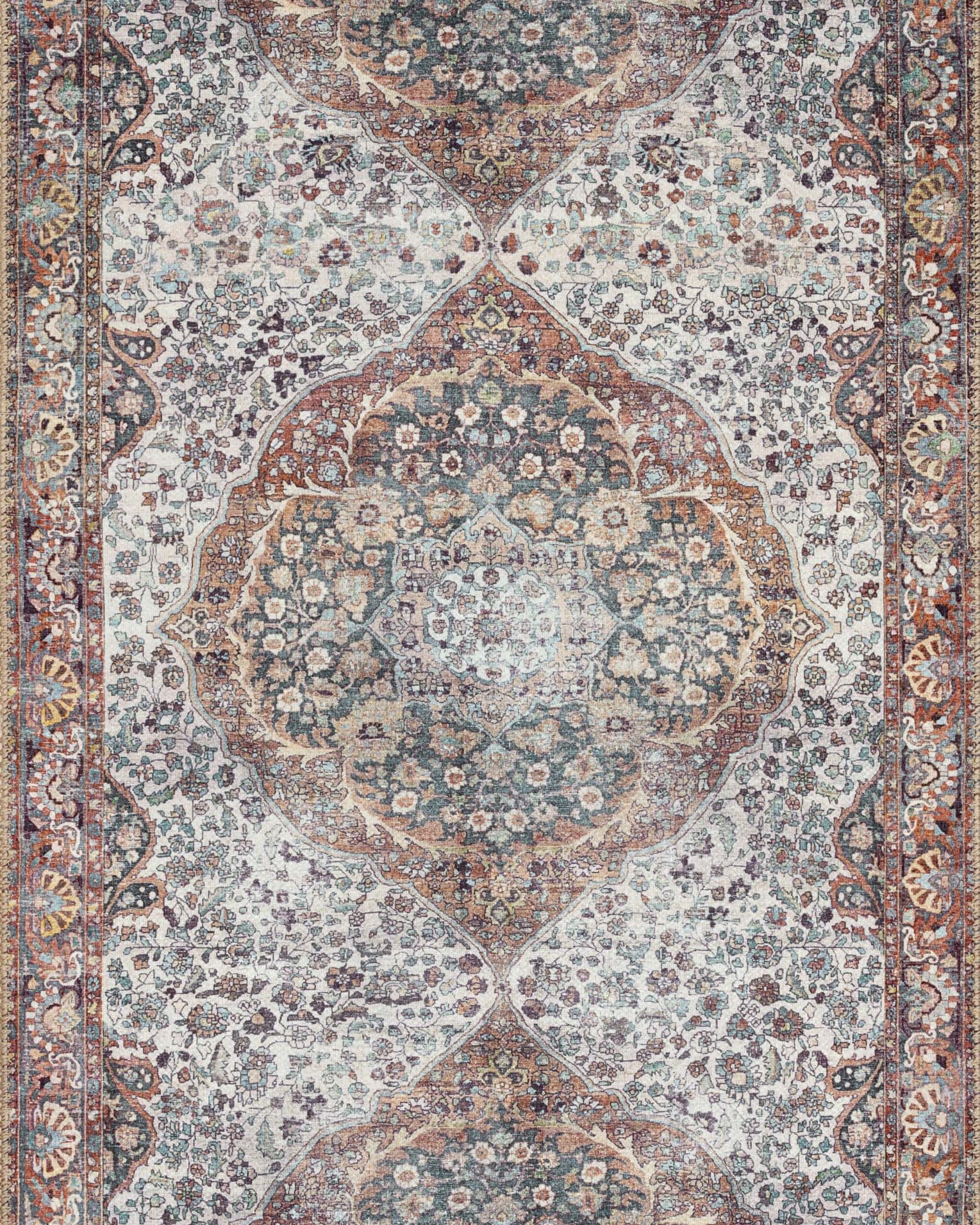 Loloi Wynter Red / Multi Rug RUGS - synthetic Loloi