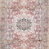Loloi Wynter Tomato / Teal Rug RUGS - synthetic Loloi
