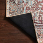 Loloi Wynter Tomato / Teal Rug RUGS - synthetic Loloi
