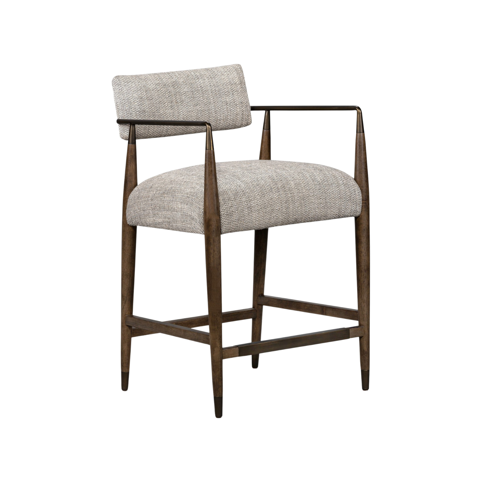 Waldon Bar & Counter Stool FURNITURE - bar/counter stool Four Hands Counter Thames Coal