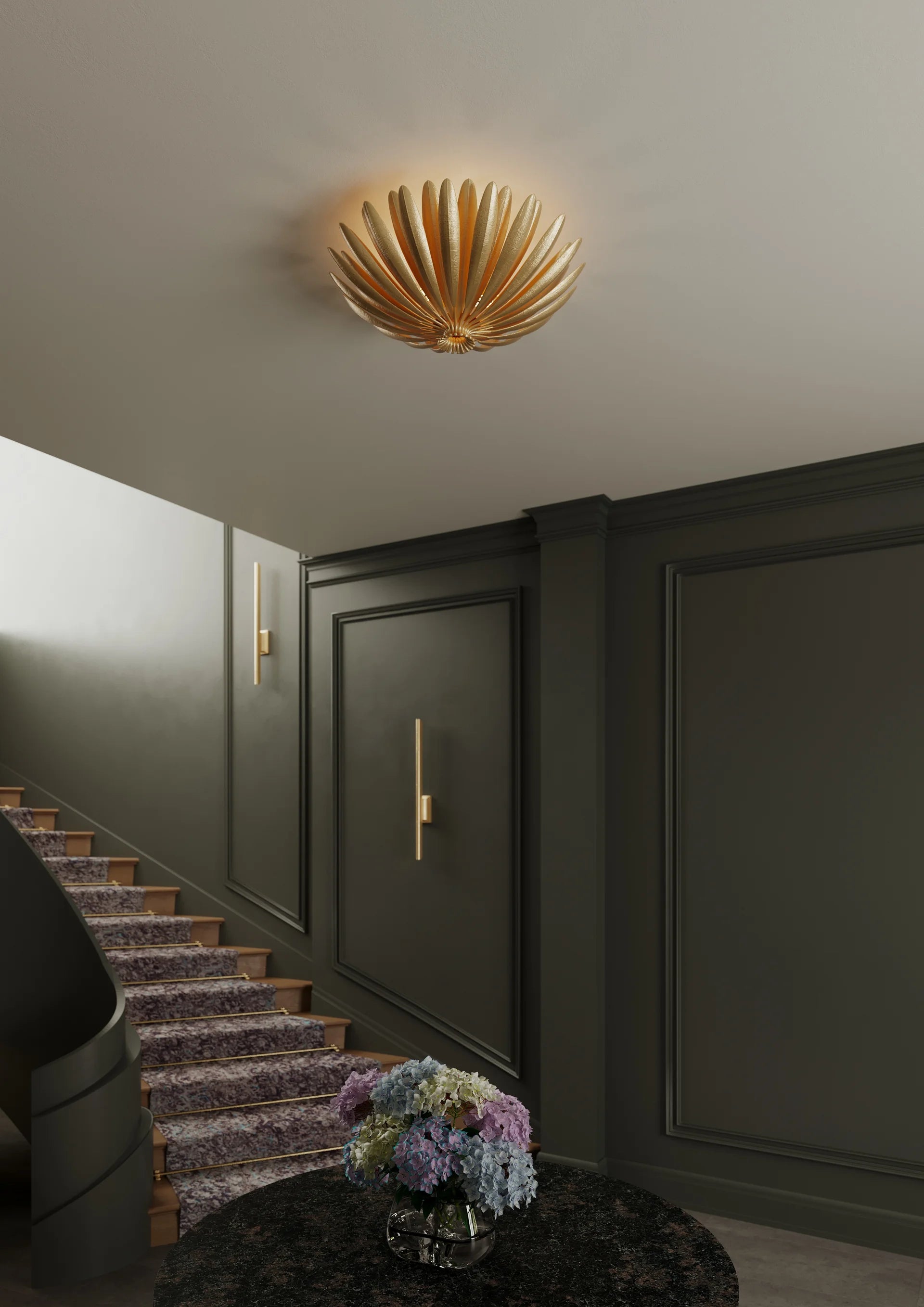 Whitfield Semi Flush LIGHTING - Semi Flush Hudson Valley Lighting