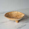 Aged Paper Mache Bowl with Feet - Rug & Weave