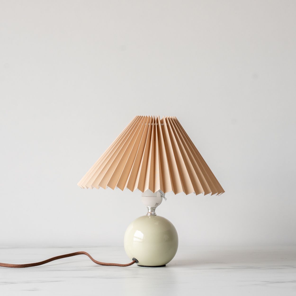 Ceramic Pleated Table Lamp - Rug & Weave