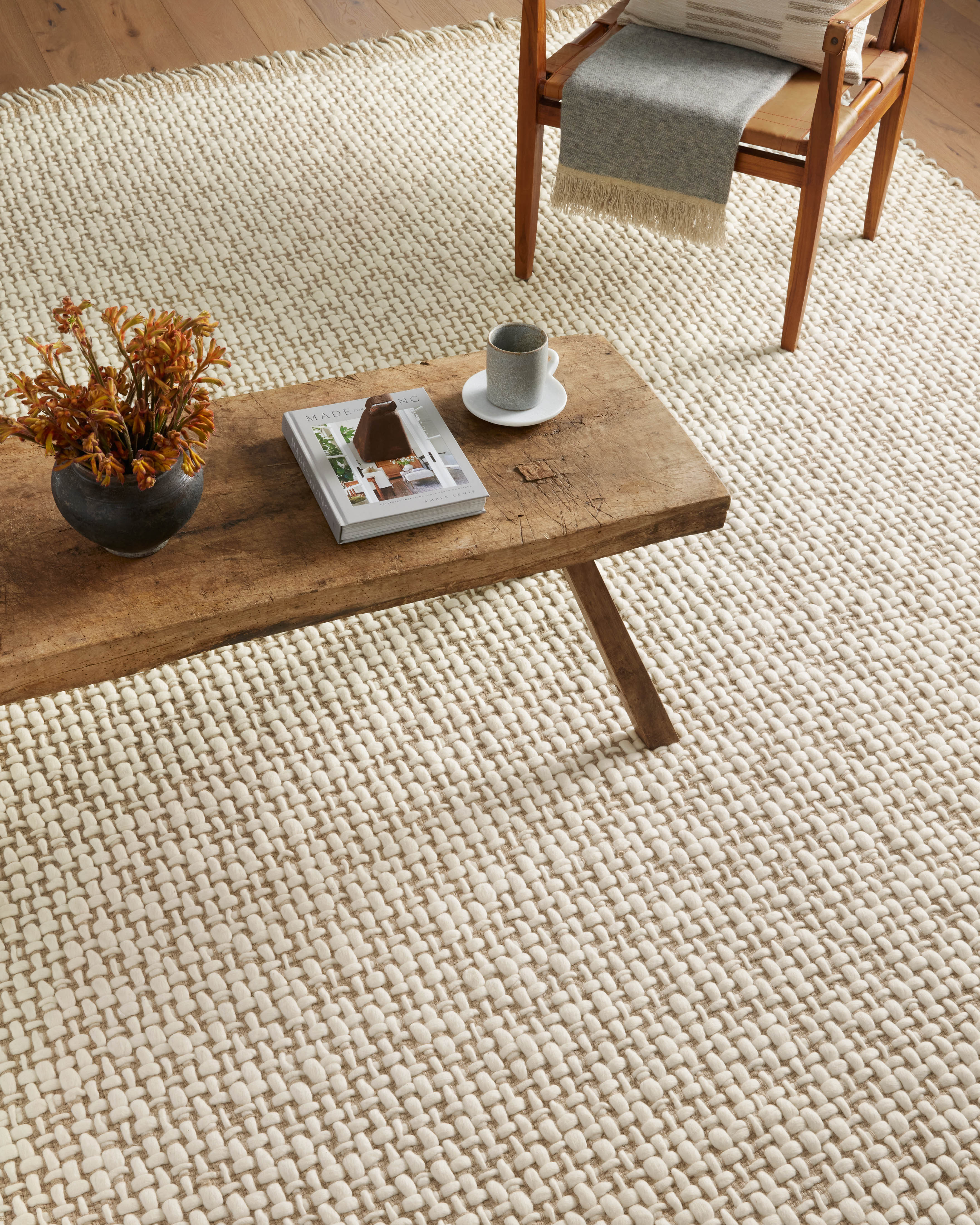 Amber Lewis x Loloi Yellowstone Natural / Ivory Rug RUGS - wool Loloi
