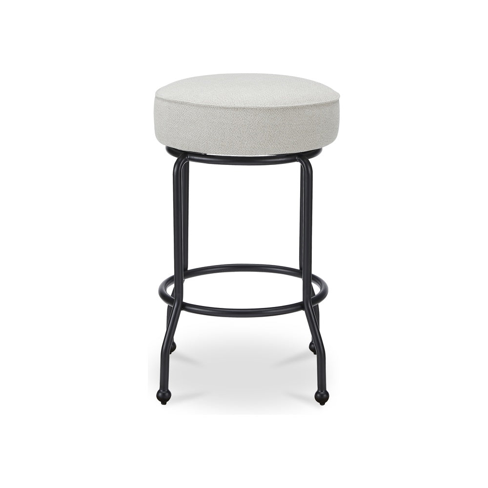 Keva Swivel Counter Stool Furniture - Counter Stools Moe's Furniture Beige
