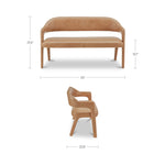 Marten Dining Bench FURNITURE - dining bench Moe's Furniture