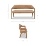 Marten Dining Bench FURNITURE - dining bench Moe's Furniture