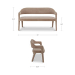 Marten Dining Bench FURNITURE - dining bench Moe's Furniture