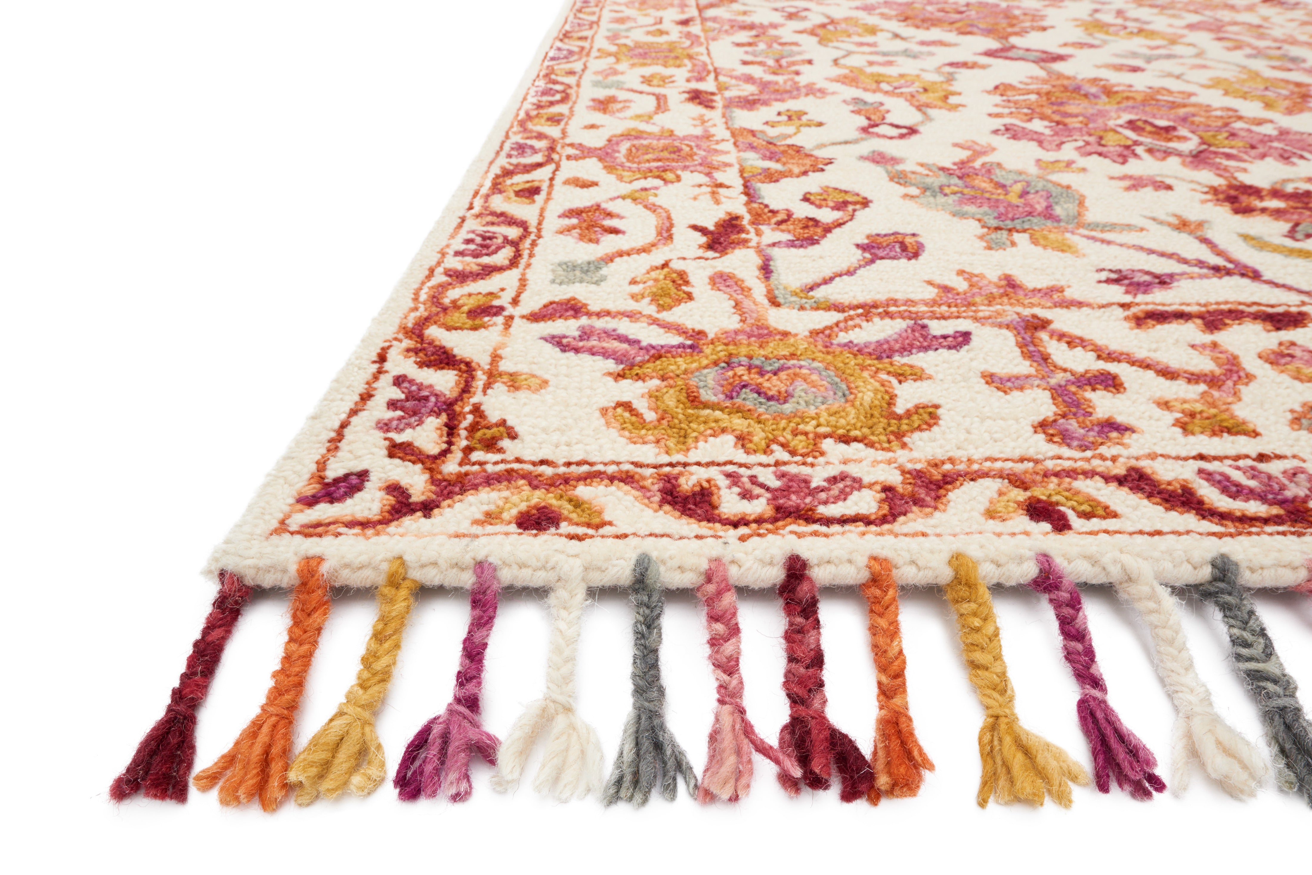 Loloi Zharah Berry Rug RUGS - wool Loloi