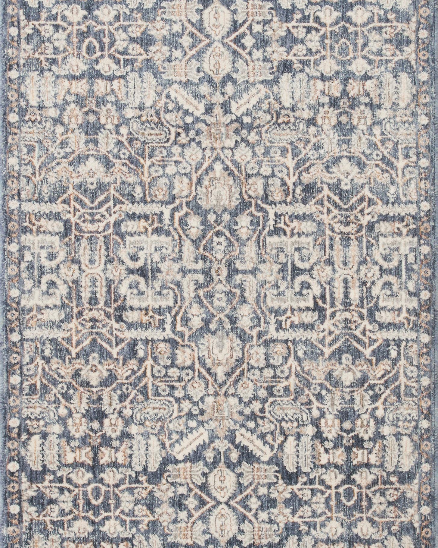 Amber Lewis x Loloi Zuma Blue / Ivory Rug 2-RUGS - patterned Loloi