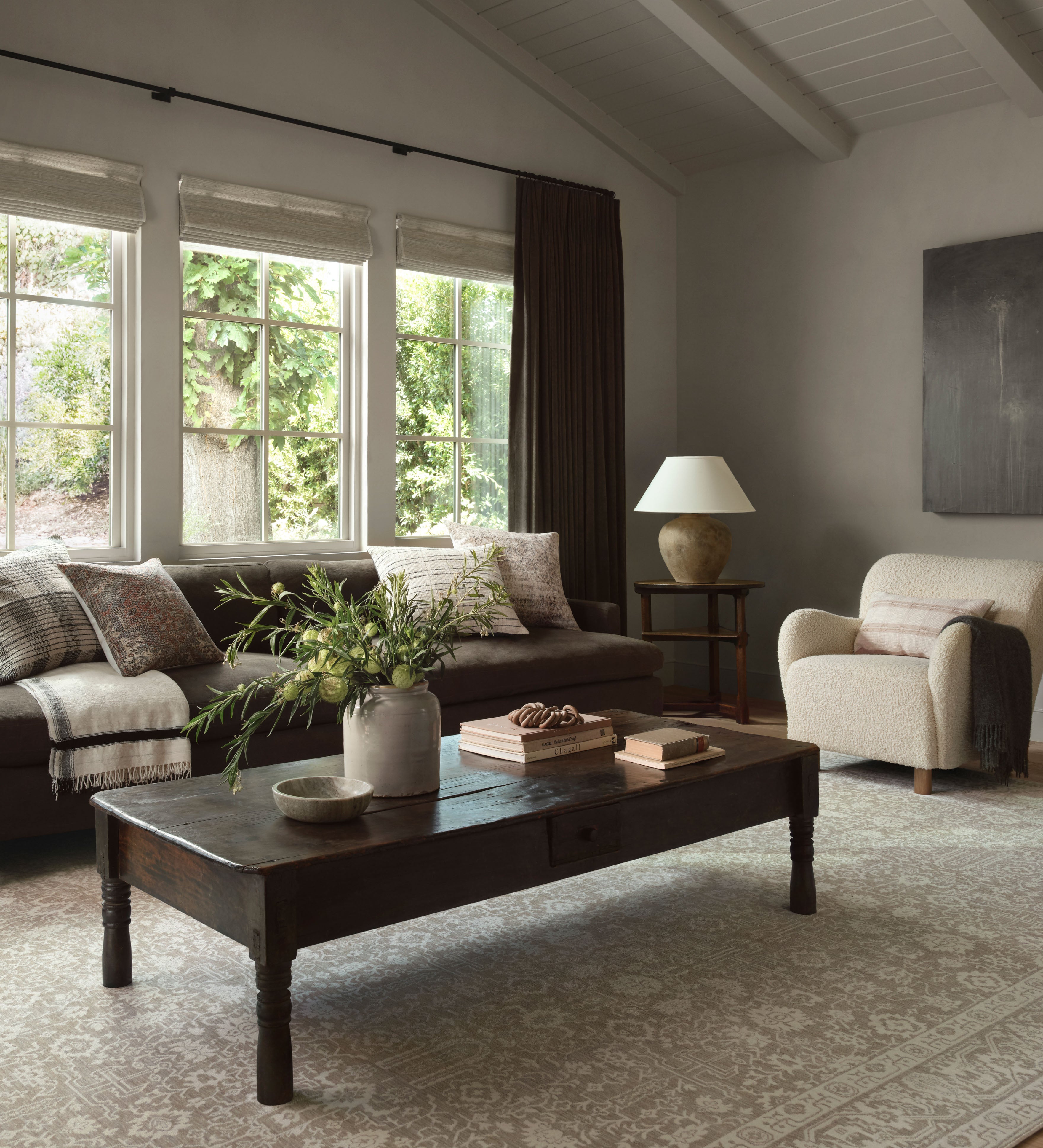 Amber Lewis x Loloi Zuma Sand / Stone Rug 2-RUGS - patterned Loloi