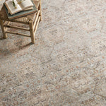 Amber Lewis x Loloi Zuma Silver / Multi Rug RUGS - synthetic Loloi