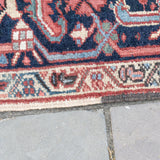 9'2" x 12'4" Antique Serapi Heriz Rug